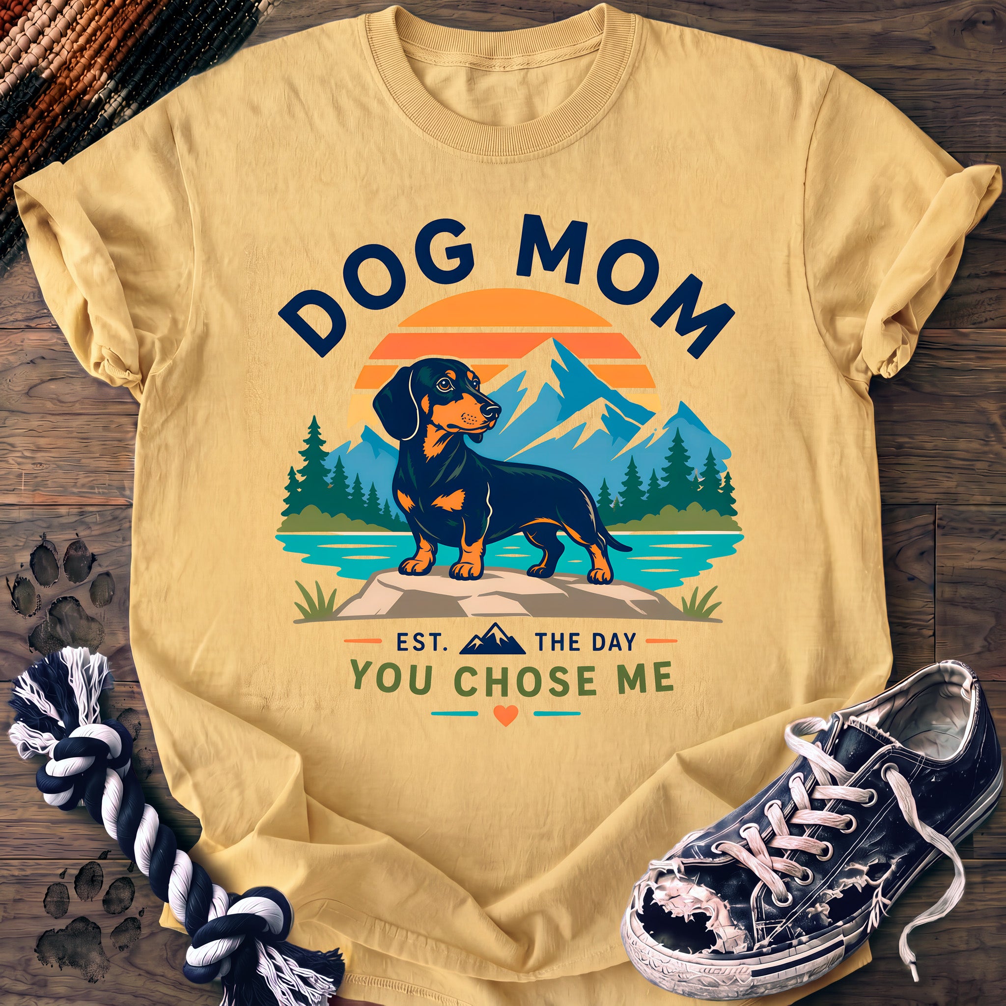 PAWSSION CLUB t-shirt in Butter color - SKU PC-0157