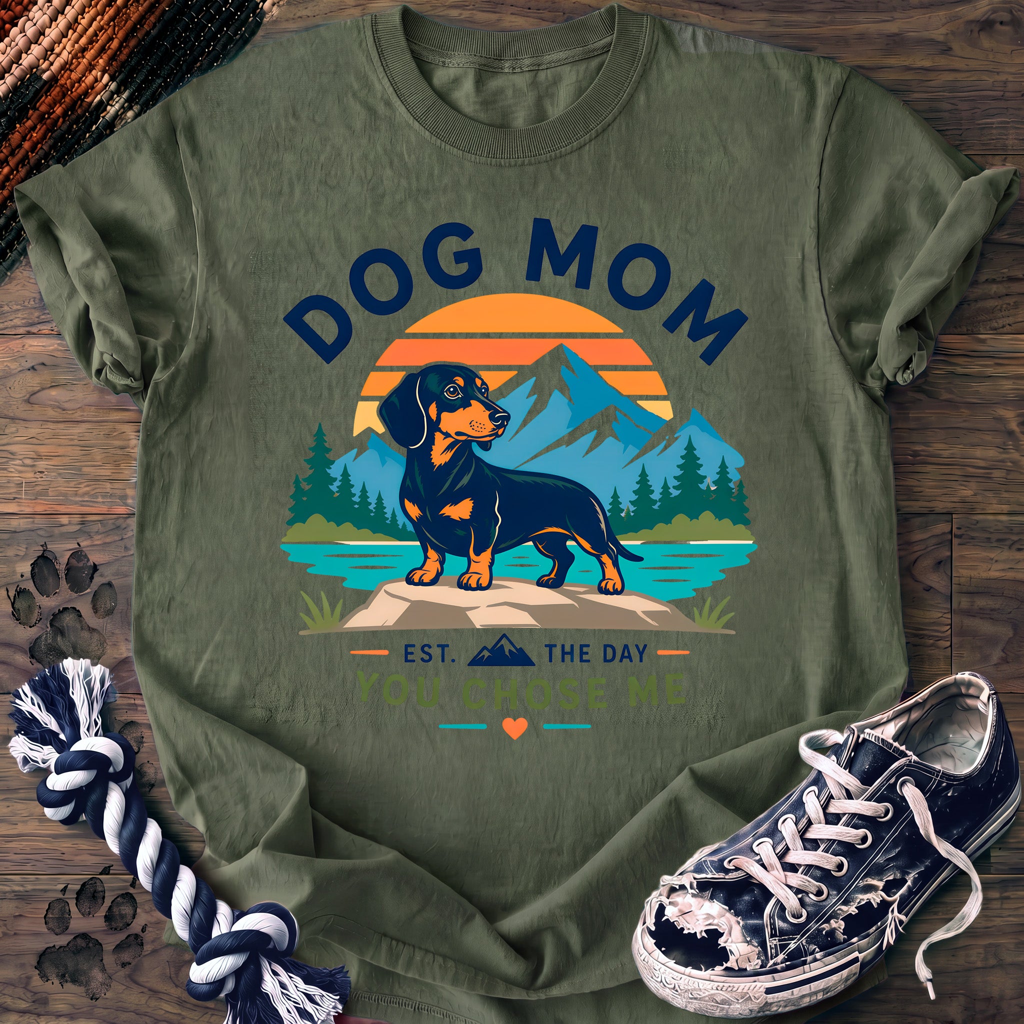 PAWSSION CLUB t-shirt in LightGreen color - SKU PC-0157