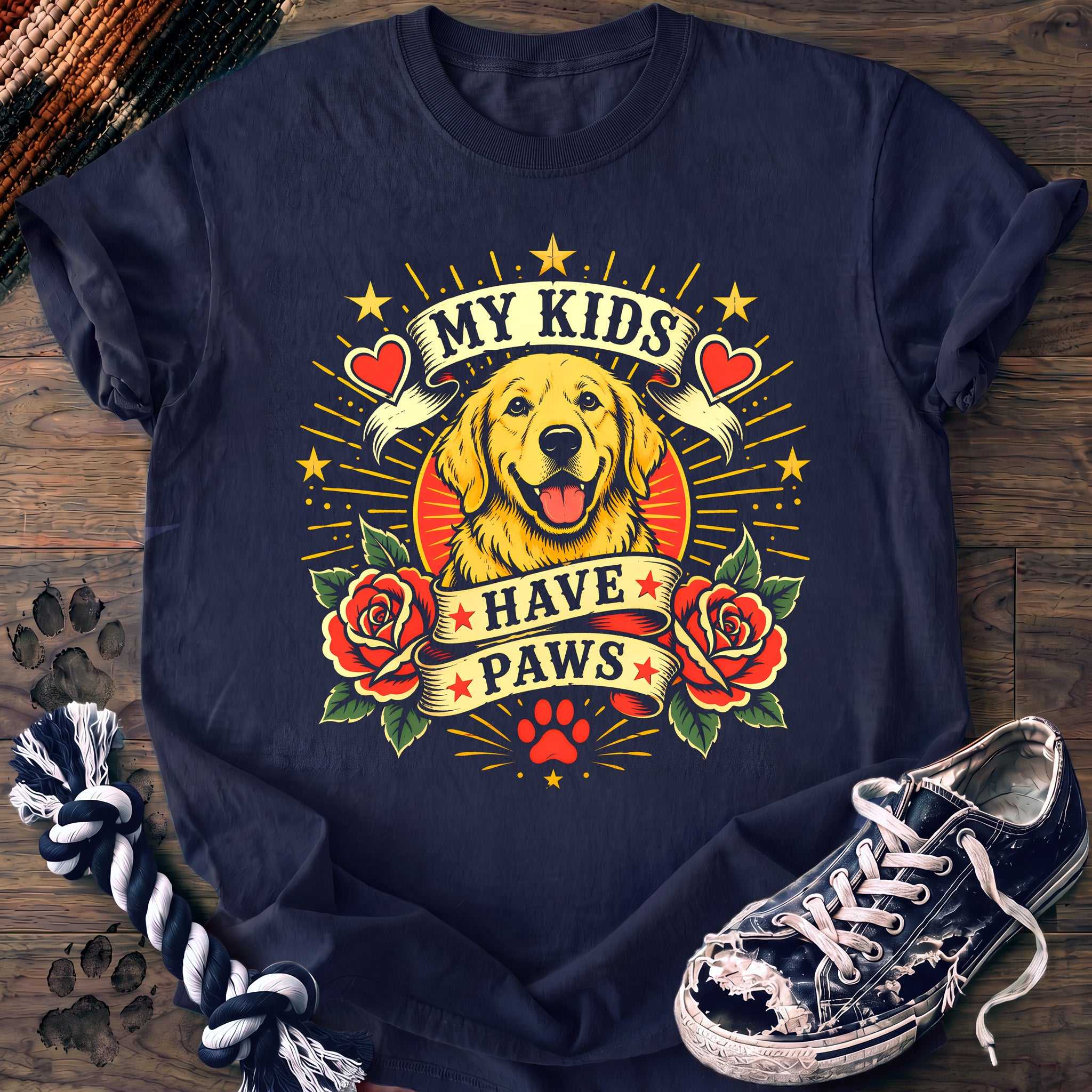 PAWSSION CLUB t-shirt in Navy color - SKU PC-0159