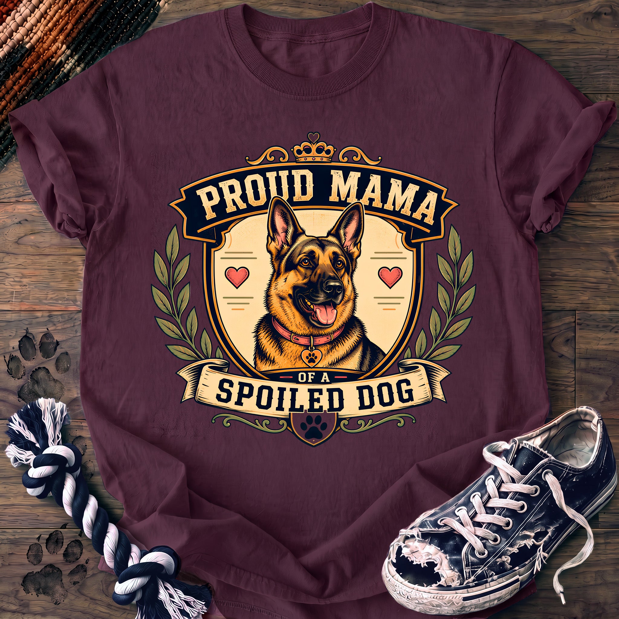 PAWSSION CLUB t-shirt in Berry color - SKU PC-0160