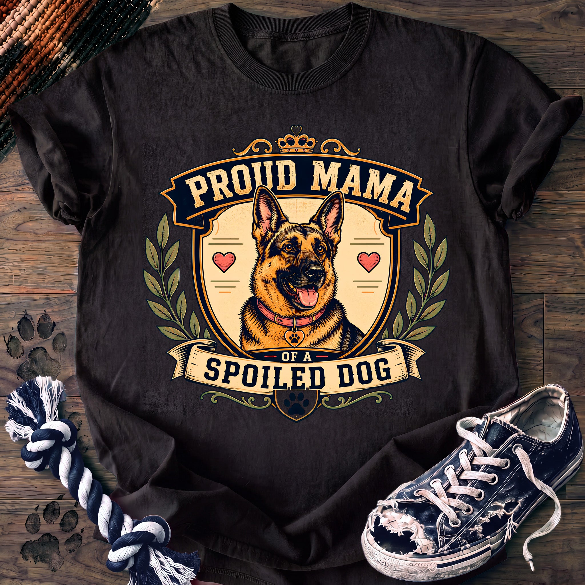 PAWSSION CLUB t-shirt in Black color - SKU PC-0160