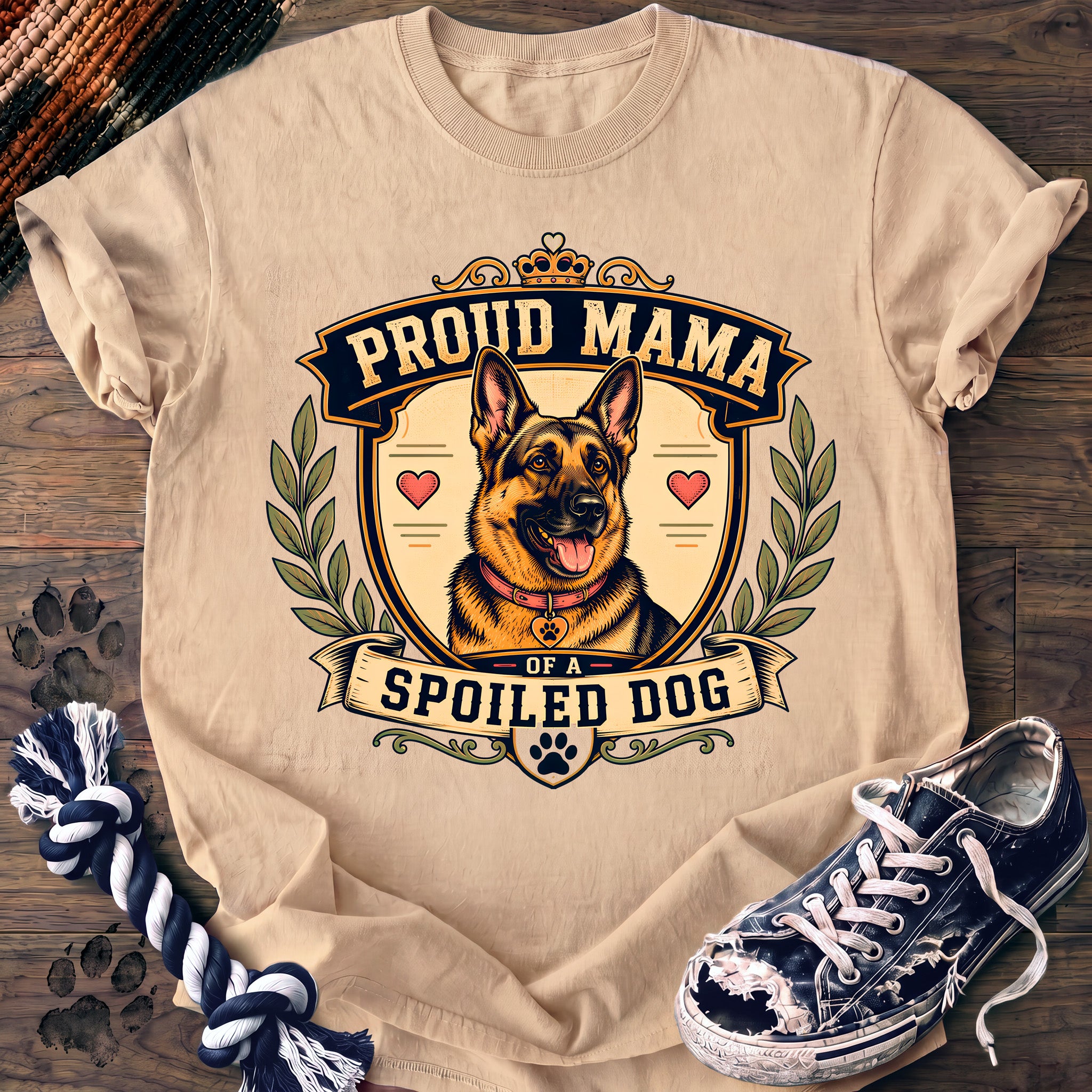 PAWSSION CLUB t-shirt in Ivory color - SKU PC-0160