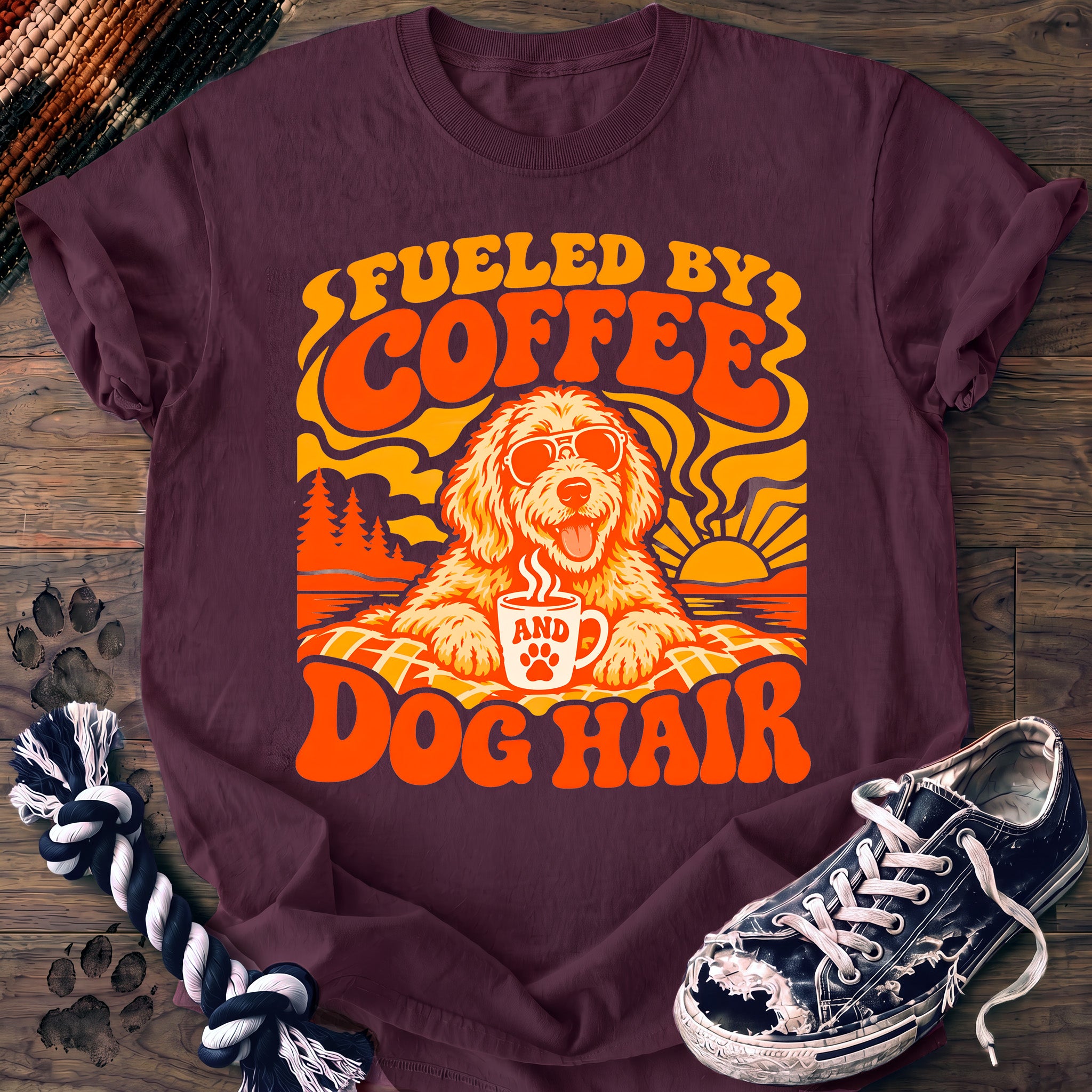PAWSSION CLUB t-shirt in Berry color - SKU PC-0162