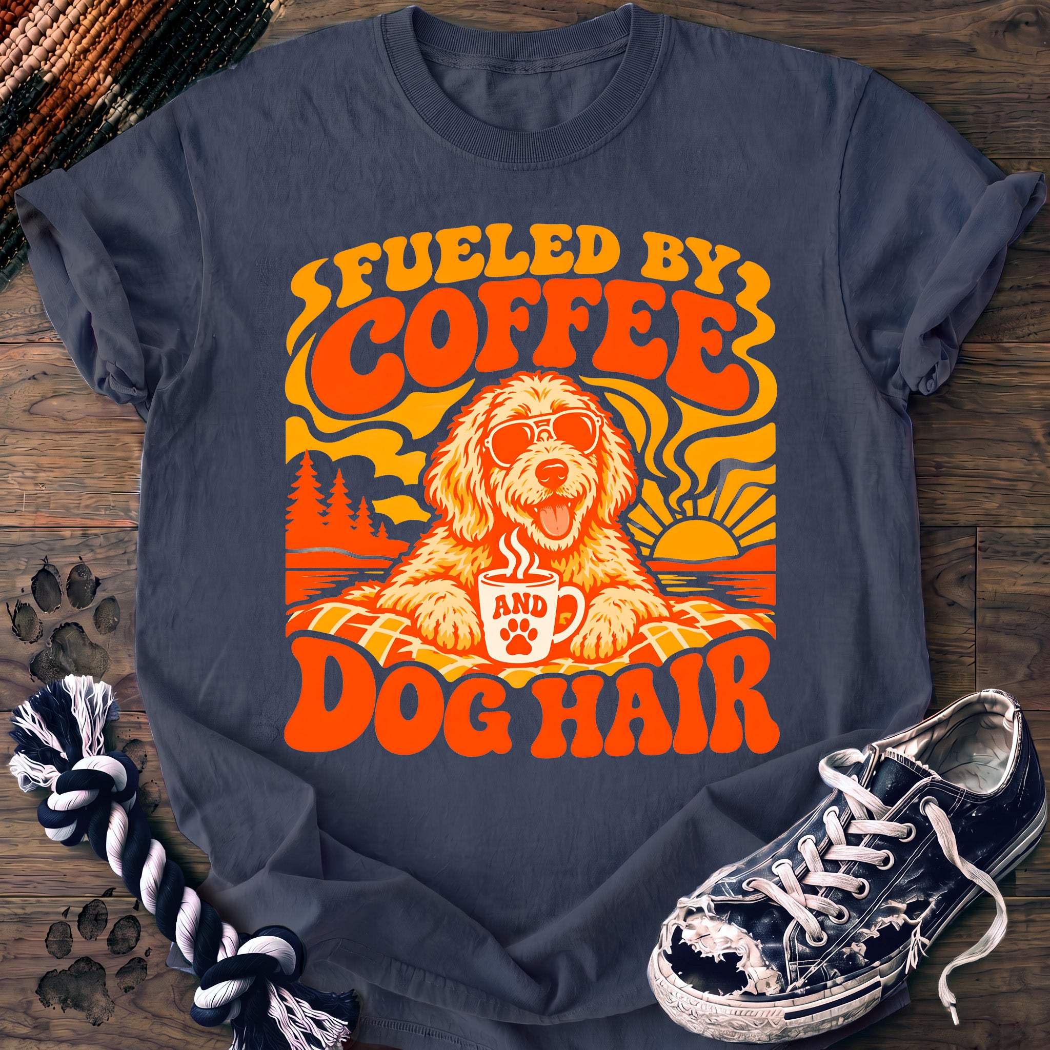 PAWSSION CLUB t-shirt in BlueJean color - SKU PC-0162