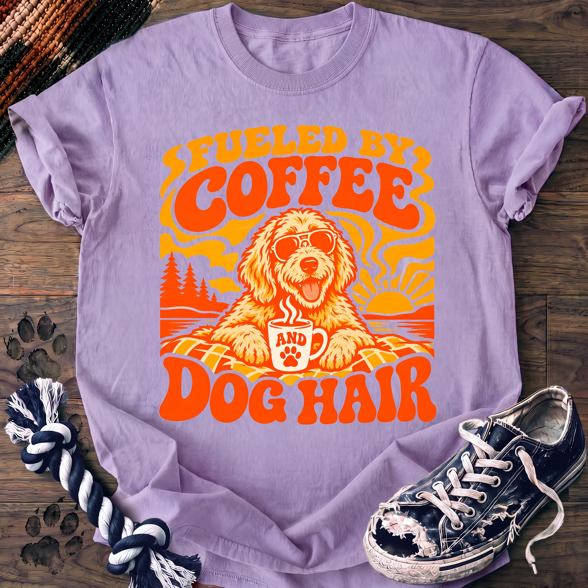 PAWSSION CLUB t-shirt in Orchid color - SKU PC-0162