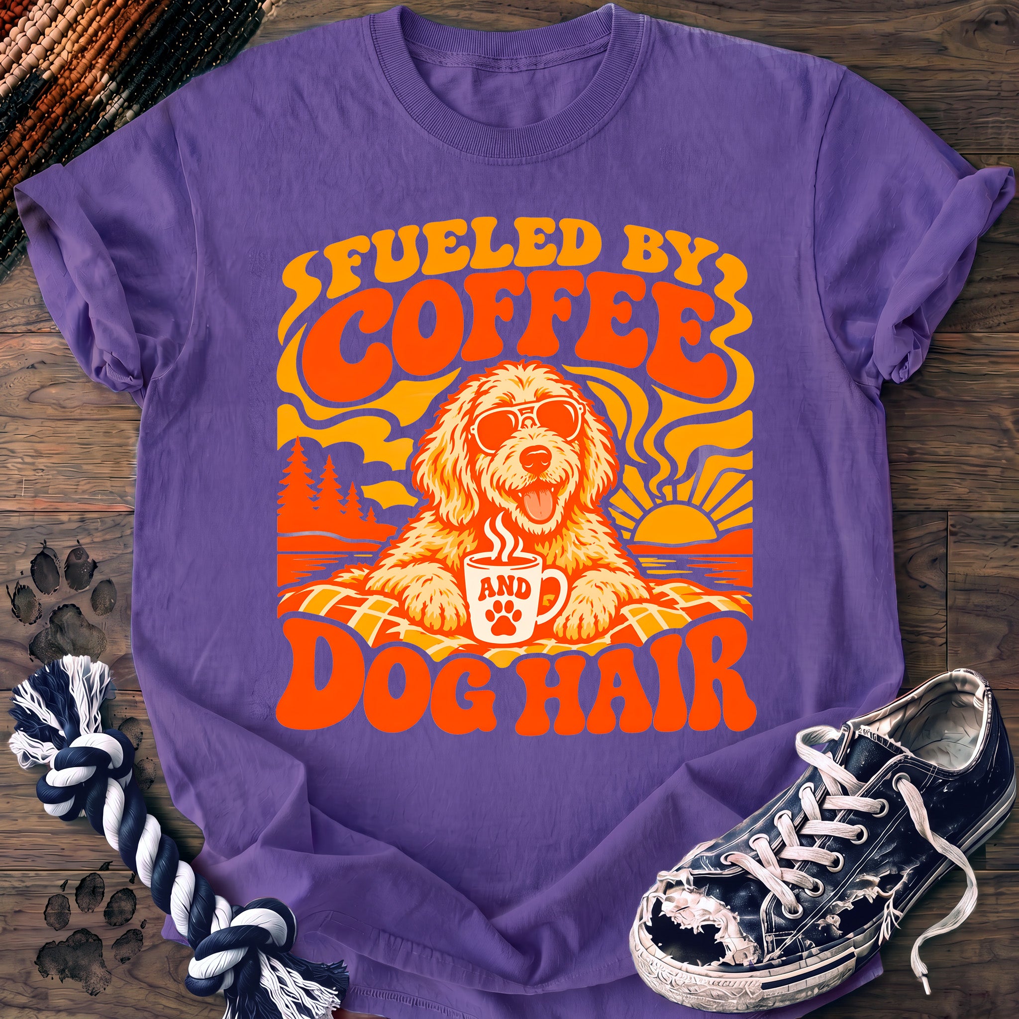 PAWSSION CLUB t-shirt in Violet color - SKU PC-0162