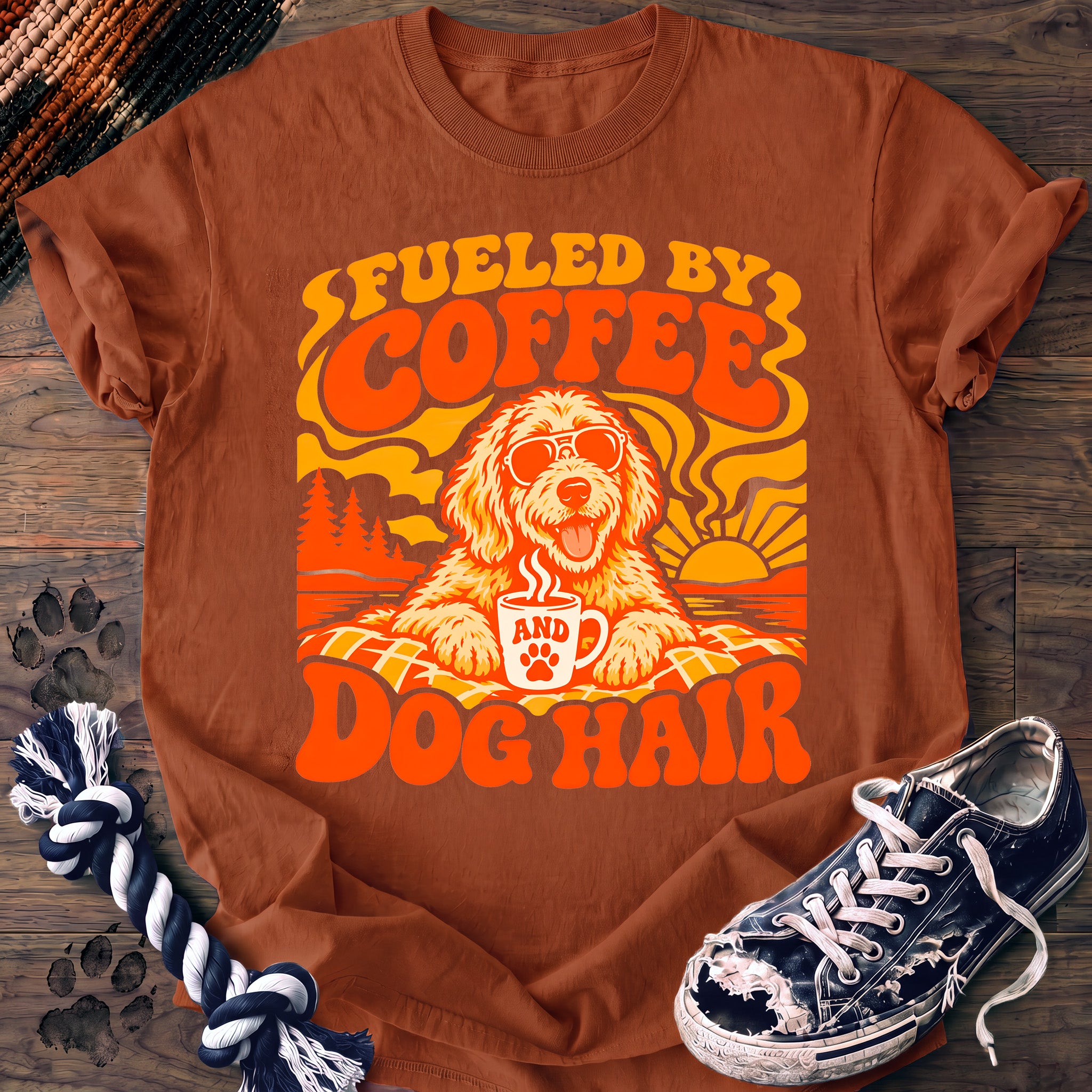 PAWSSION CLUB t-shirt in Yam color - SKU PC-0162
