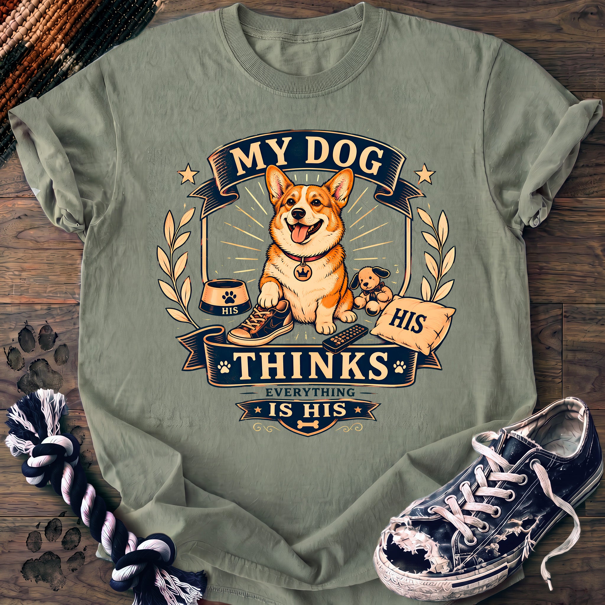 PAWSSION CLUB t-shirt in Bay color - SKU PC-0163