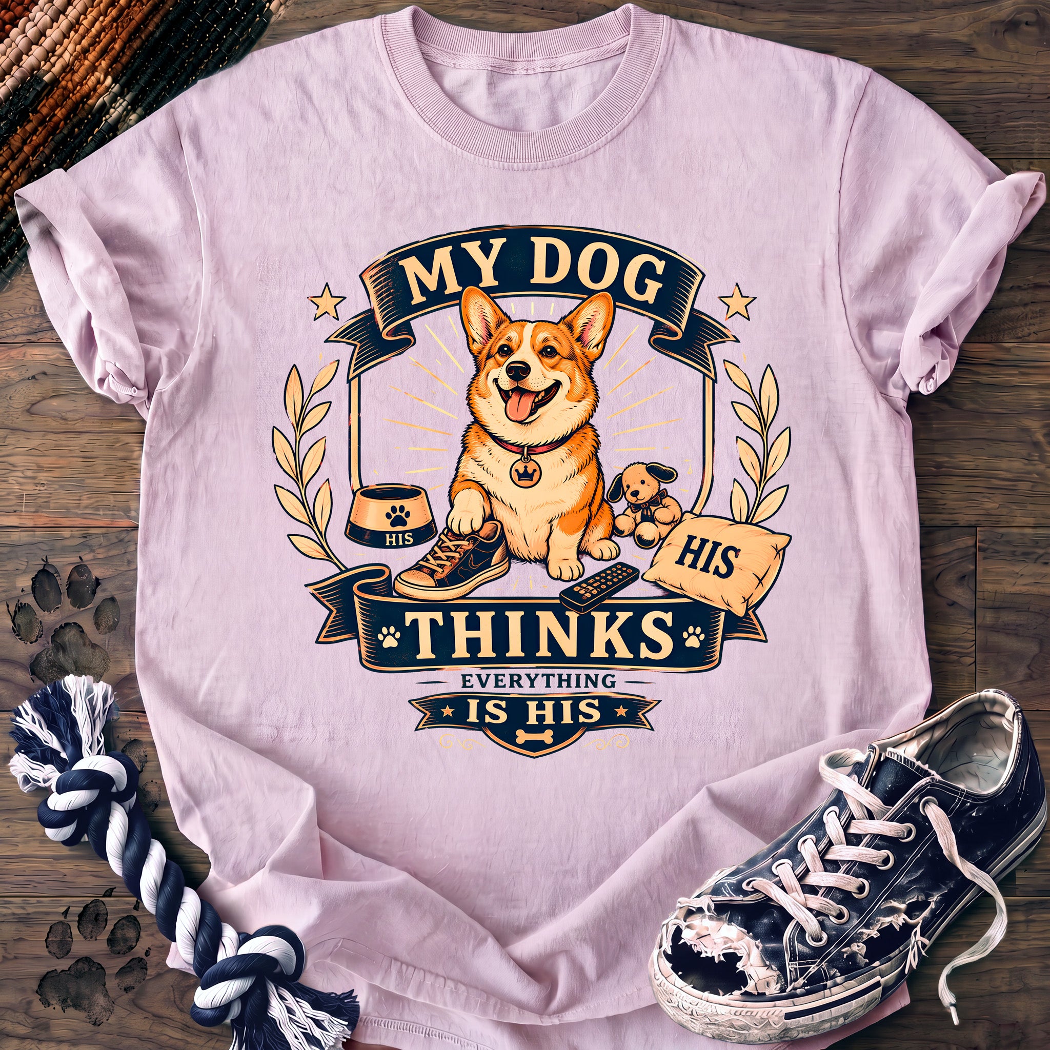 PAWSSION CLUB t-shirt in Blossom color - SKU PC-0163