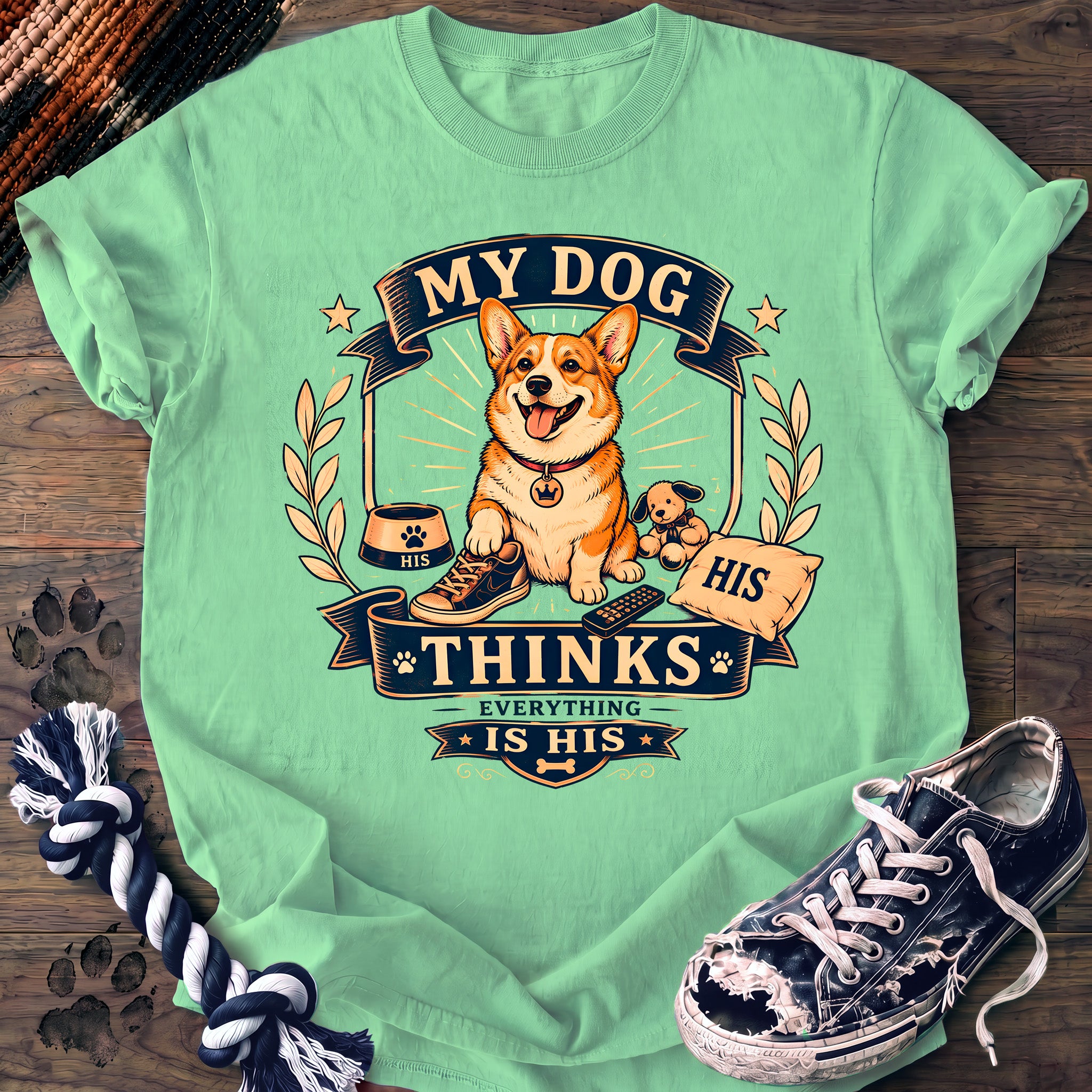 PAWSSION CLUB t-shirt in IslandReef color - SKU PC-0163