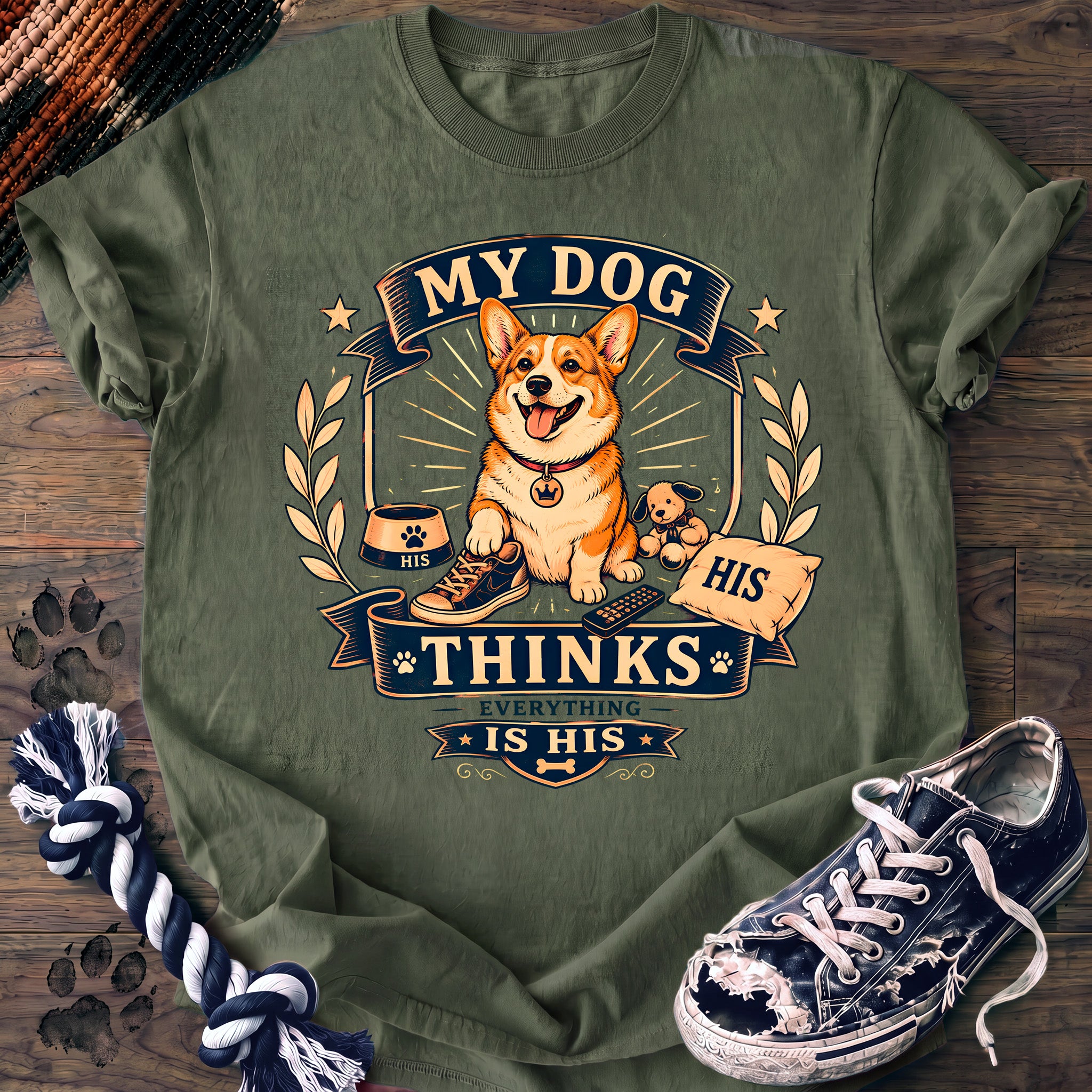 PAWSSION CLUB t-shirt in LightGreen color - SKU PC-0163