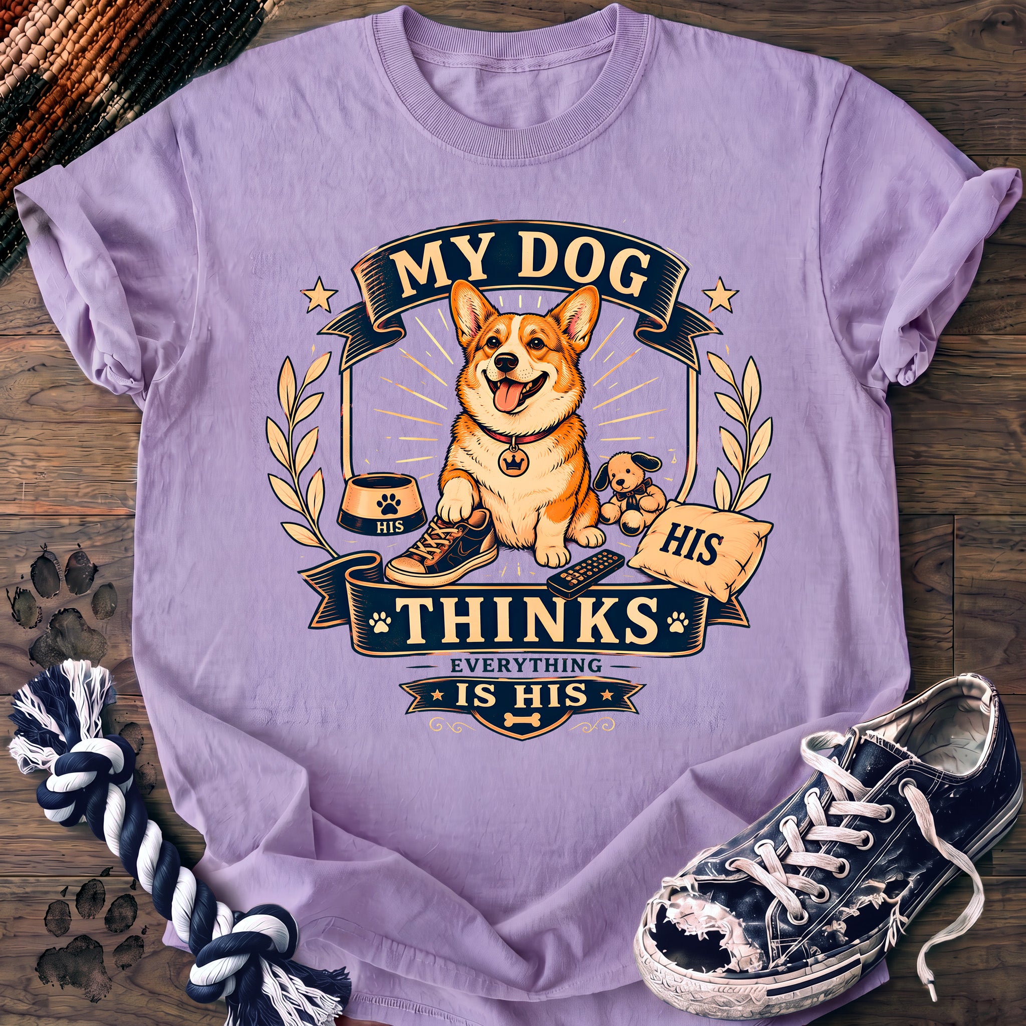 PAWSSION CLUB t-shirt in Orchid color - SKU PC-0163