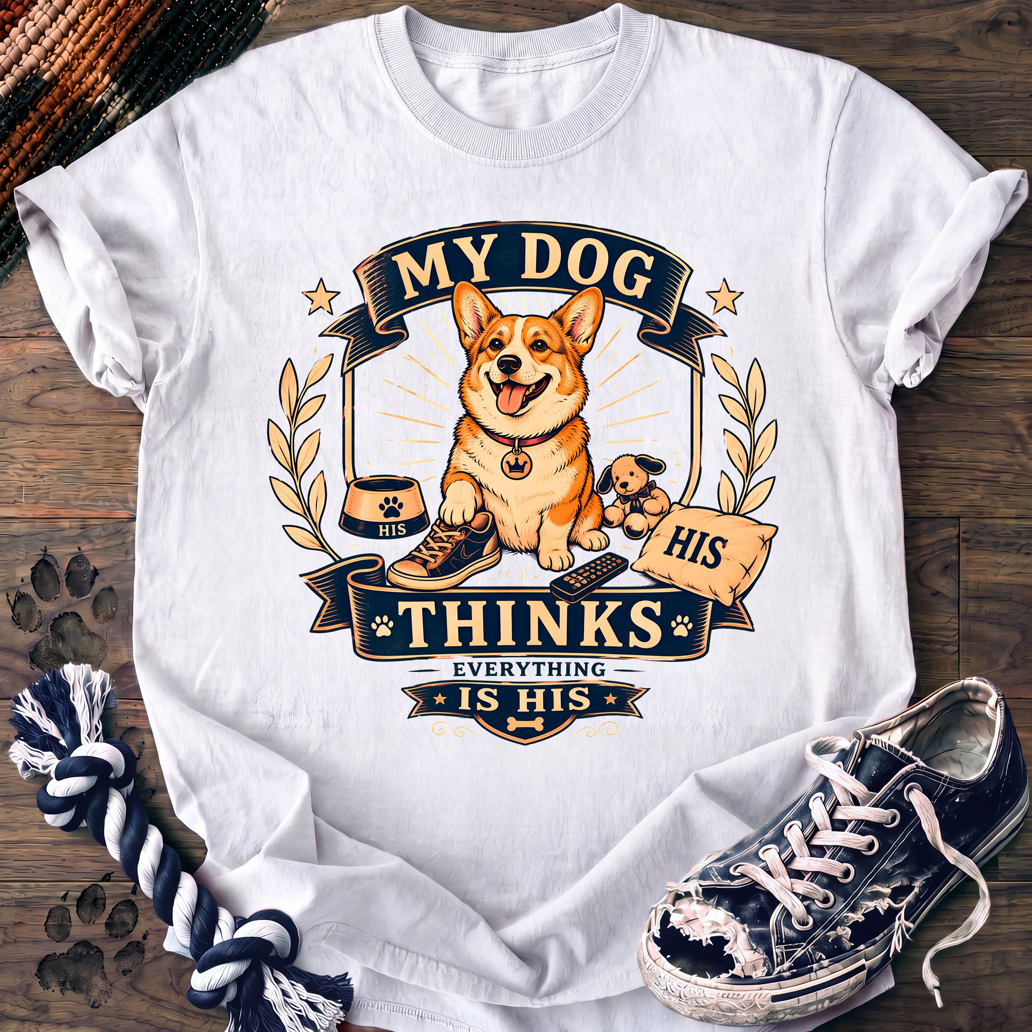 PAWSSION CLUB t-shirt in White color - SKU PC-0163