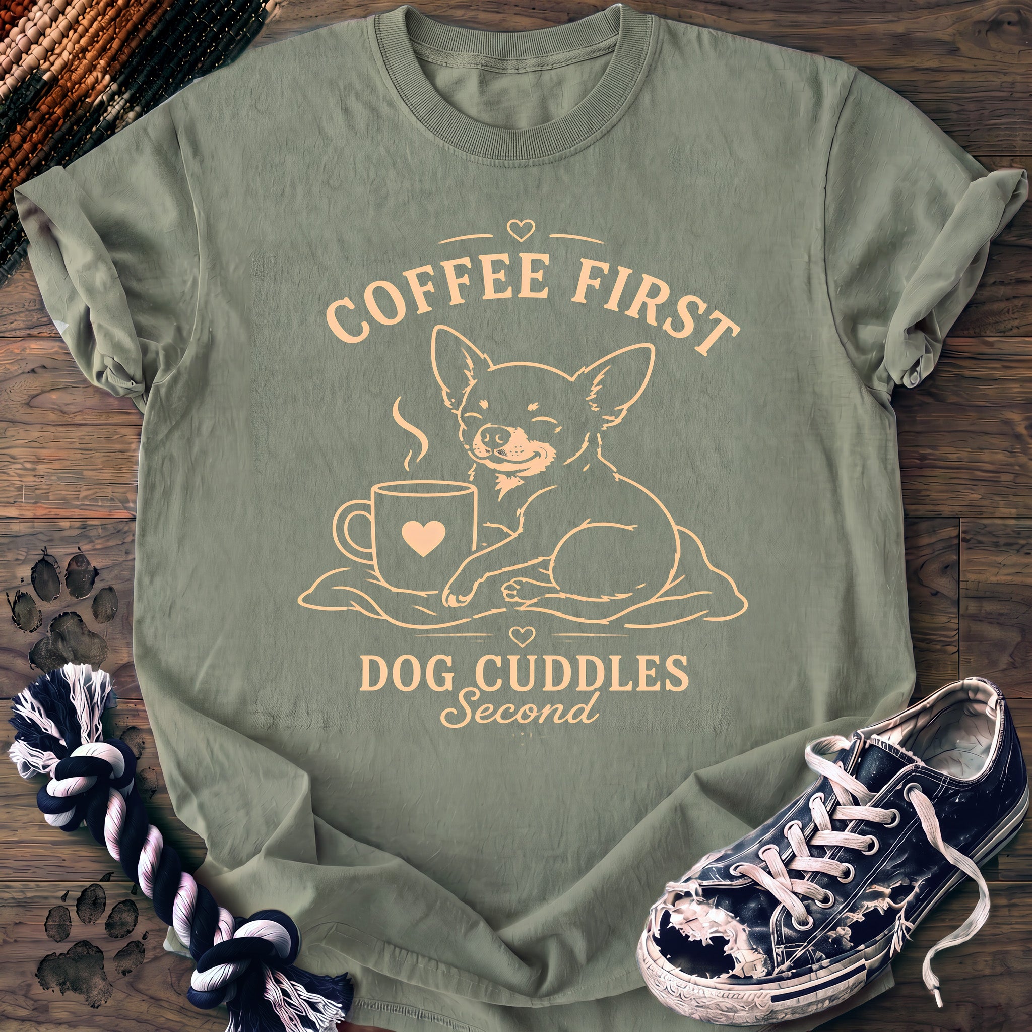 PAWSSION CLUB t-shirt in Bay color - SKU PC-0165