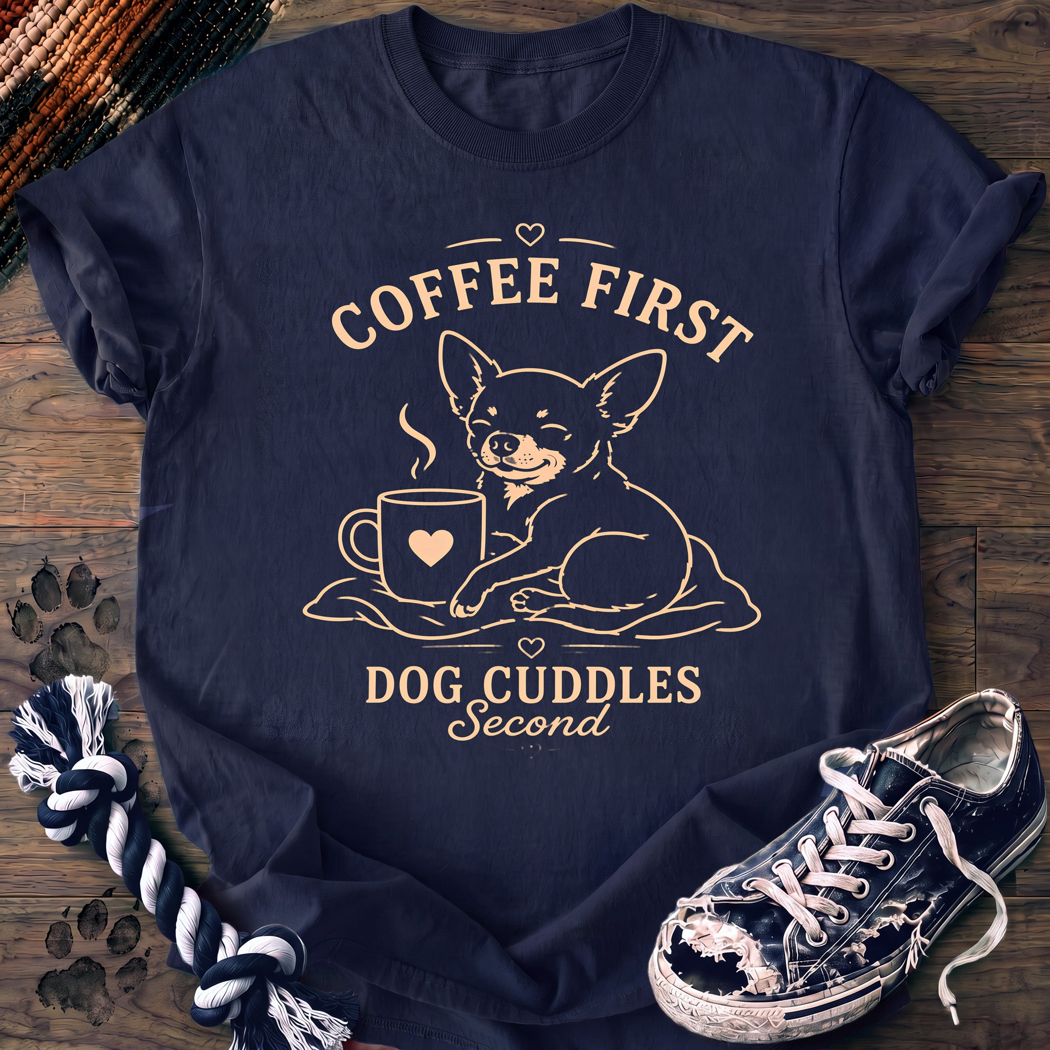 PAWSSION CLUB t-shirt in Navy color - SKU PC-0165