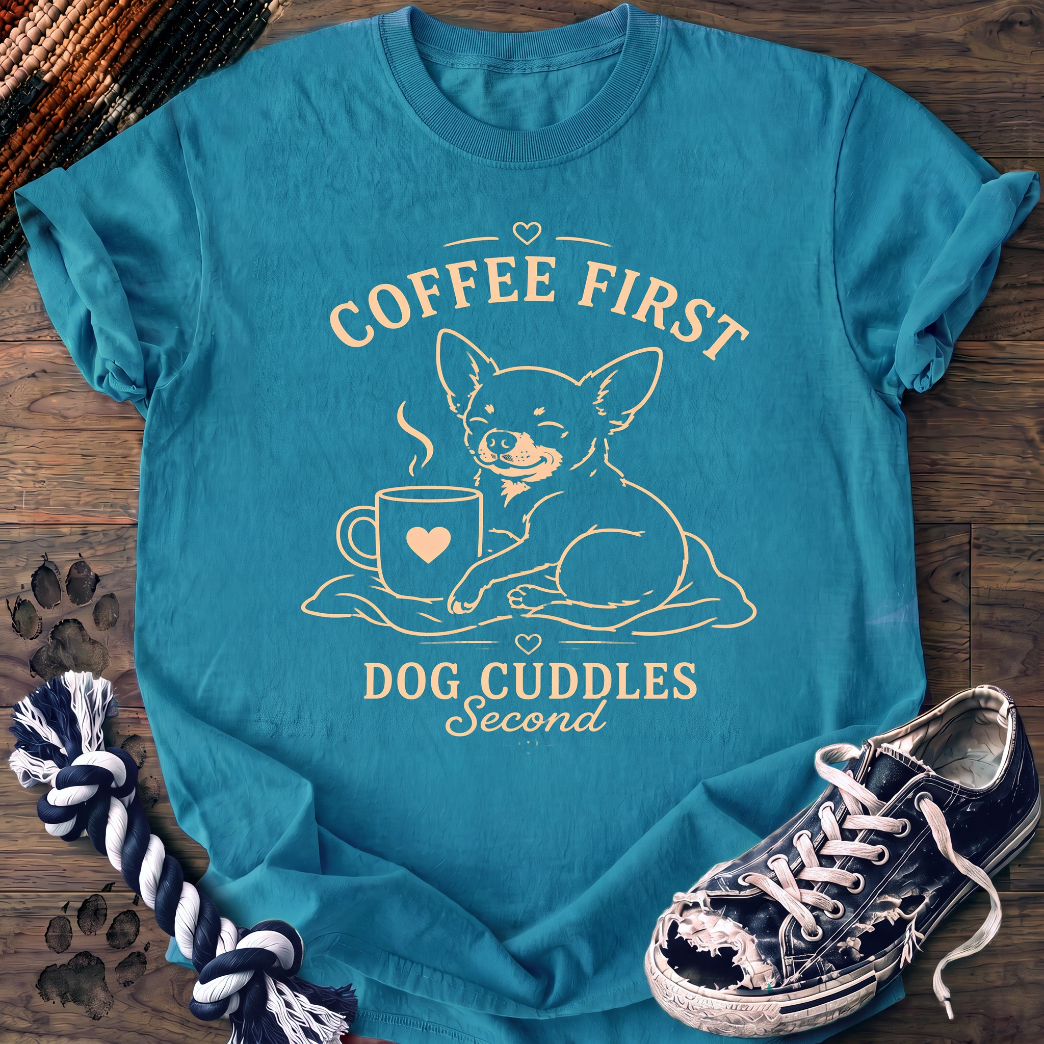 PAWSSION CLUB t-shirt in Sapphire color - SKU PC-0165