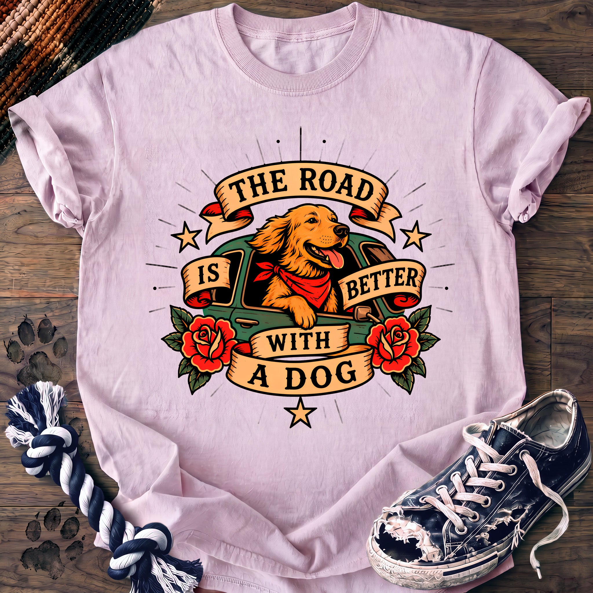 PAWSSION CLUB t-shirt in Blossom color - SKU PC-0166