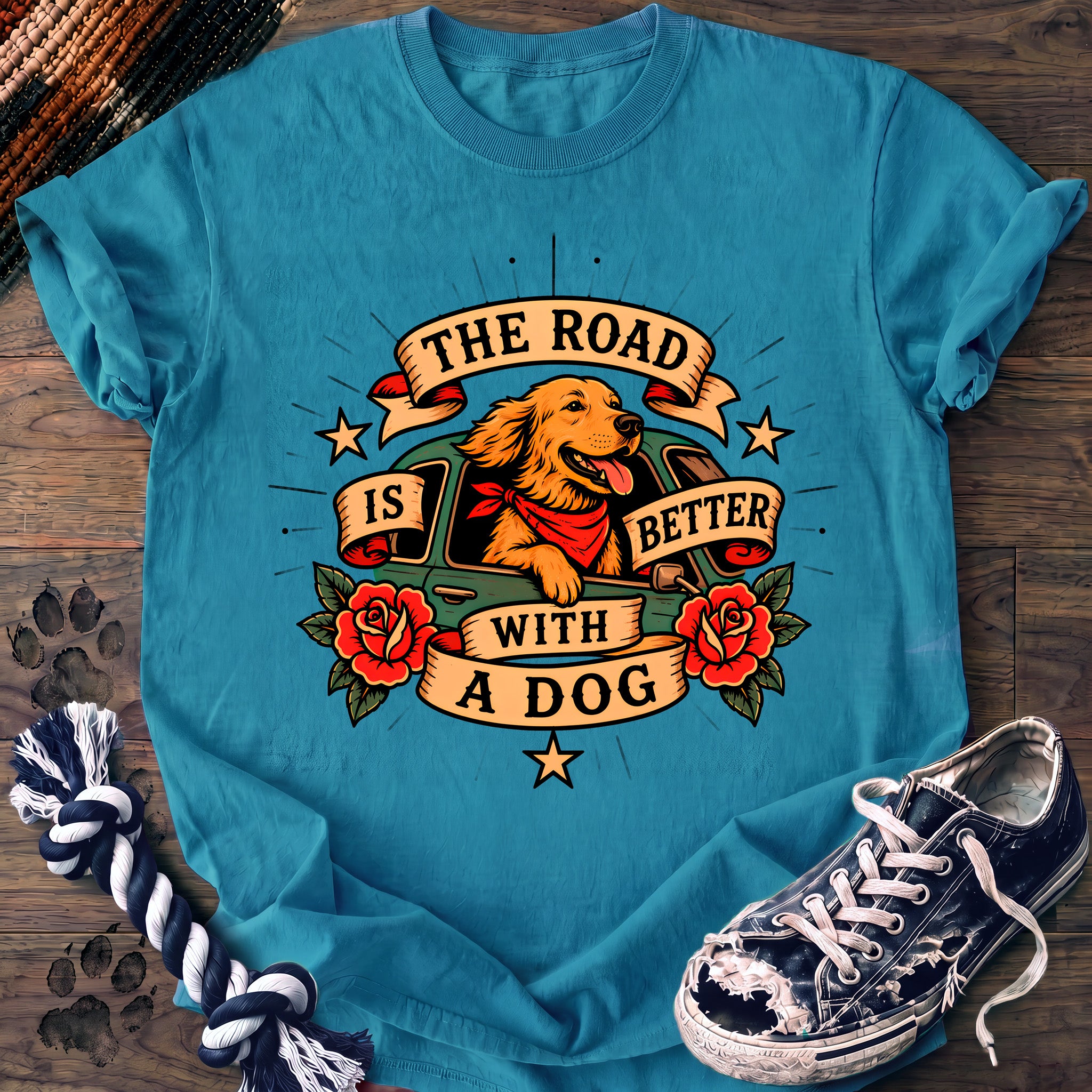 PAWSSION CLUB t-shirt in Sapphire color - SKU PC-0166