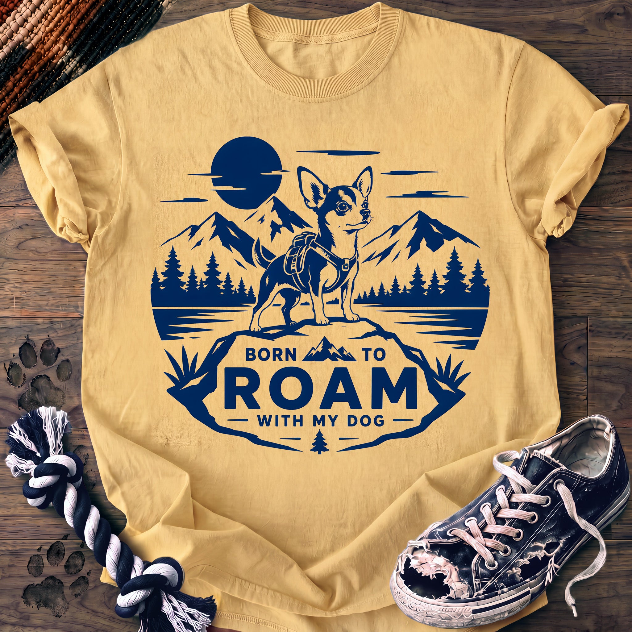 PAWSSION CLUB t-shirt in Butter color - SKU PC-0168