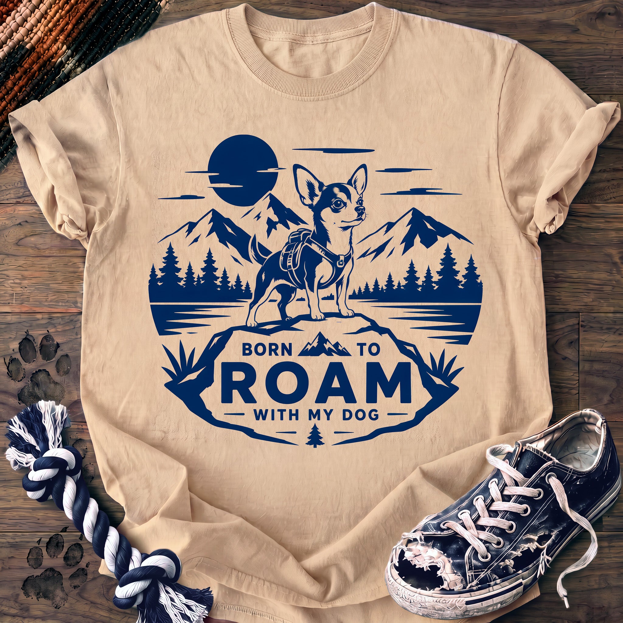 PAWSSION CLUB t-shirt in Ivory color - SKU PC-0168