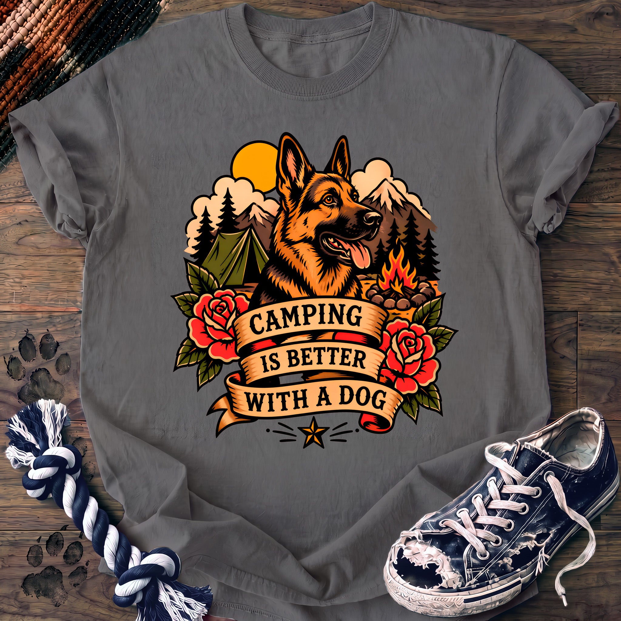 PAWSSION CLUB t-shirt in Grey color - SKU PC-0169