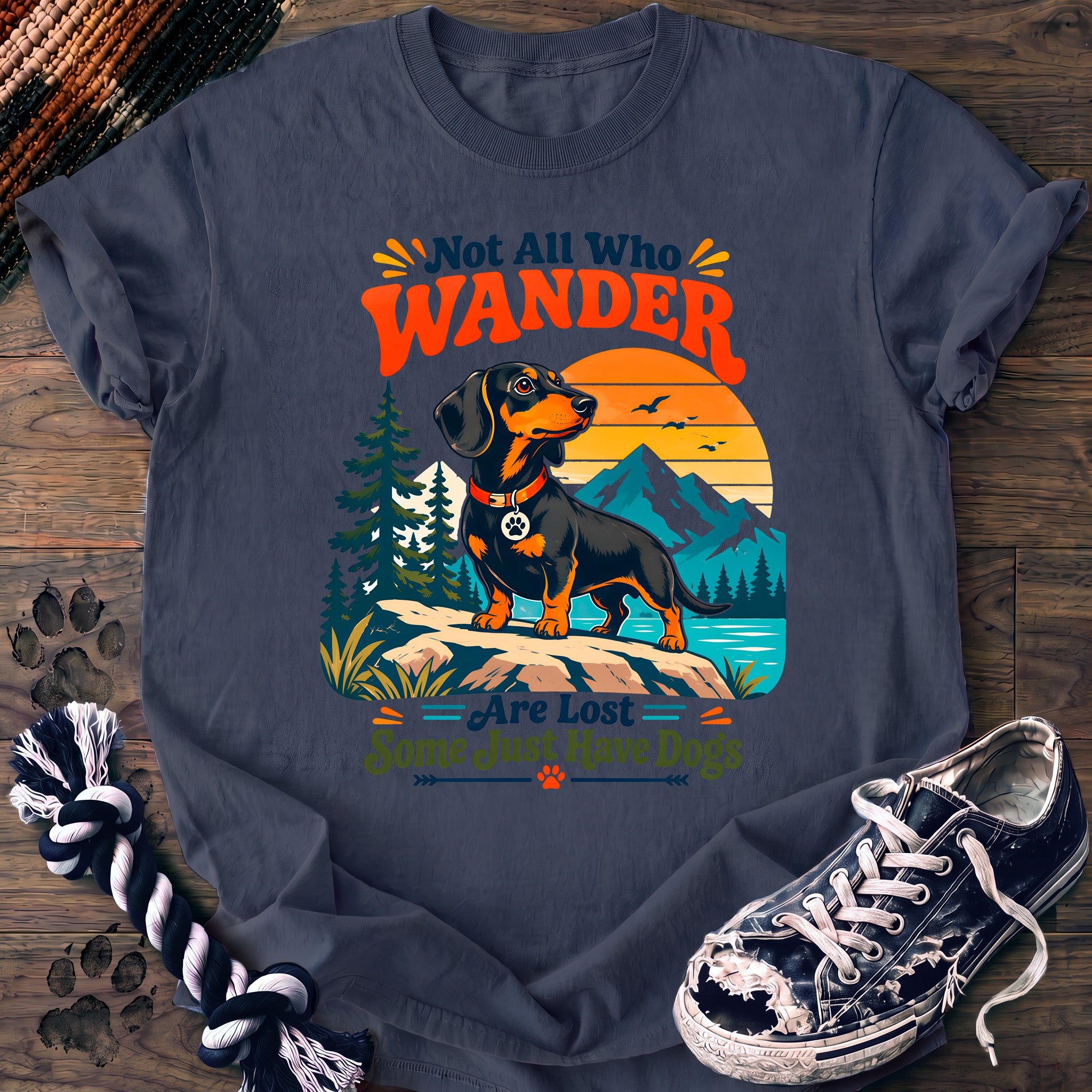 PAWSSION CLUB t-shirt in BlueJean color - SKU PC-0170