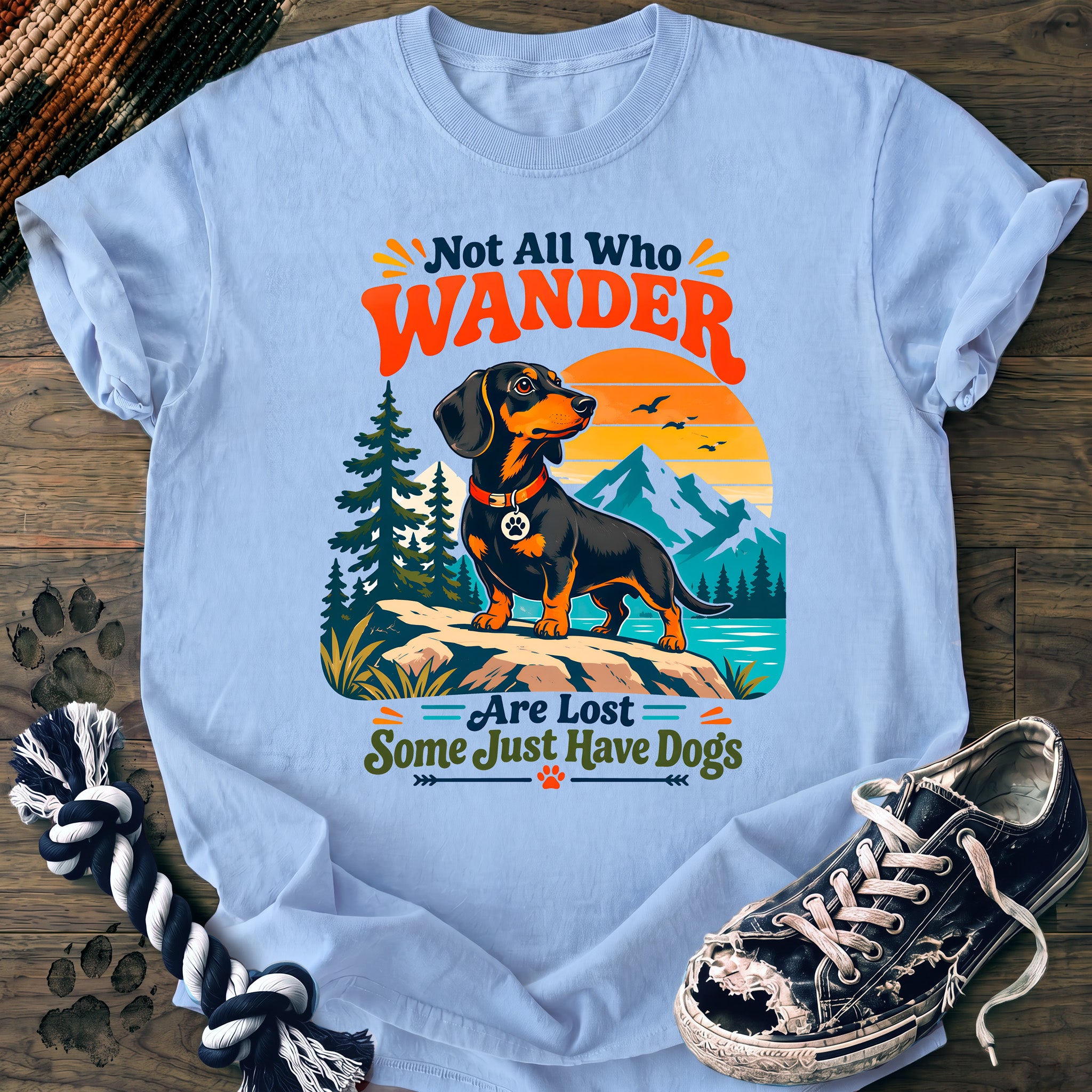 PAWSSION CLUB t-shirt in Chambray color - SKU PC-0170