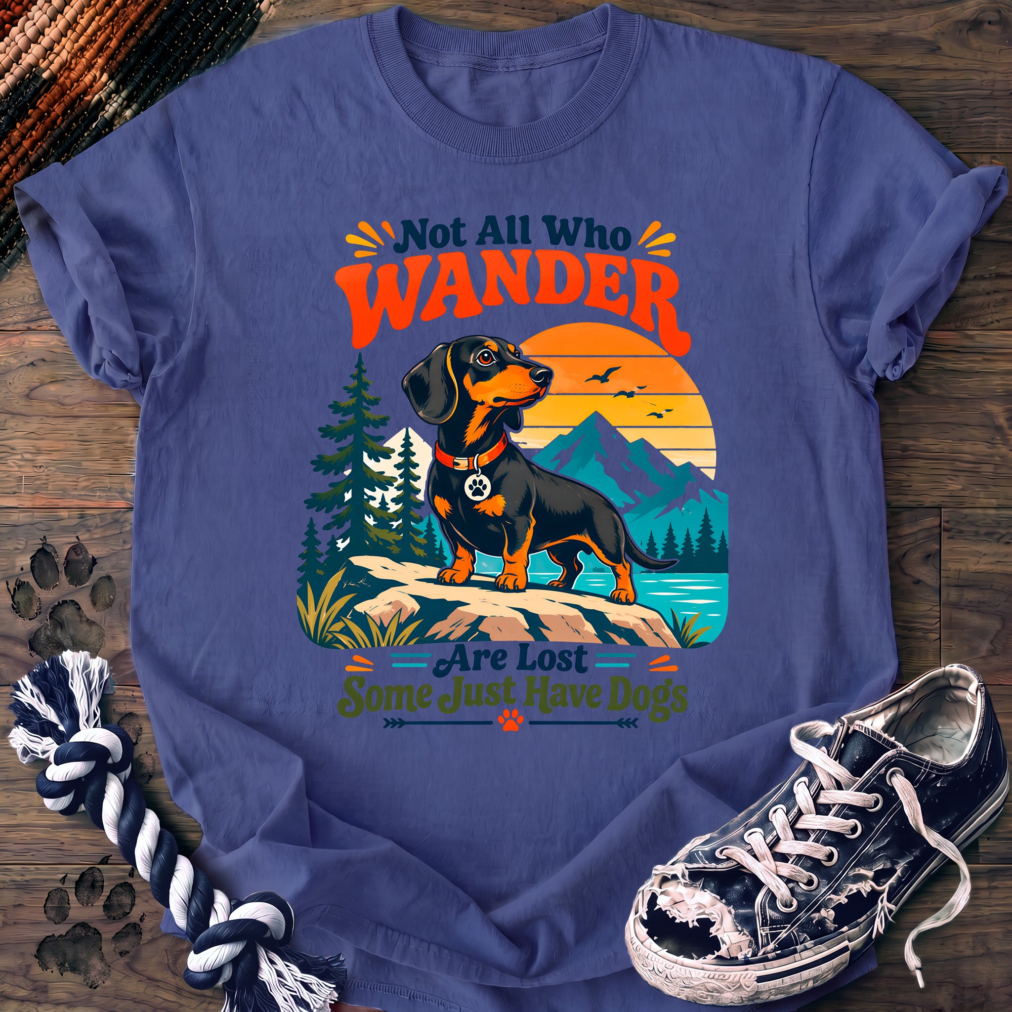 PAWSSION CLUB t-shirt in FloBlue color - SKU PC-0170