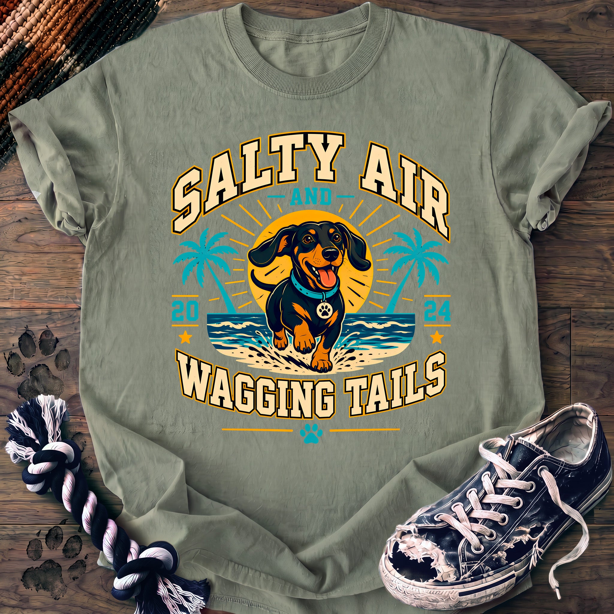 PAWSSION CLUB t-shirt in Bay color - SKU PC-0171