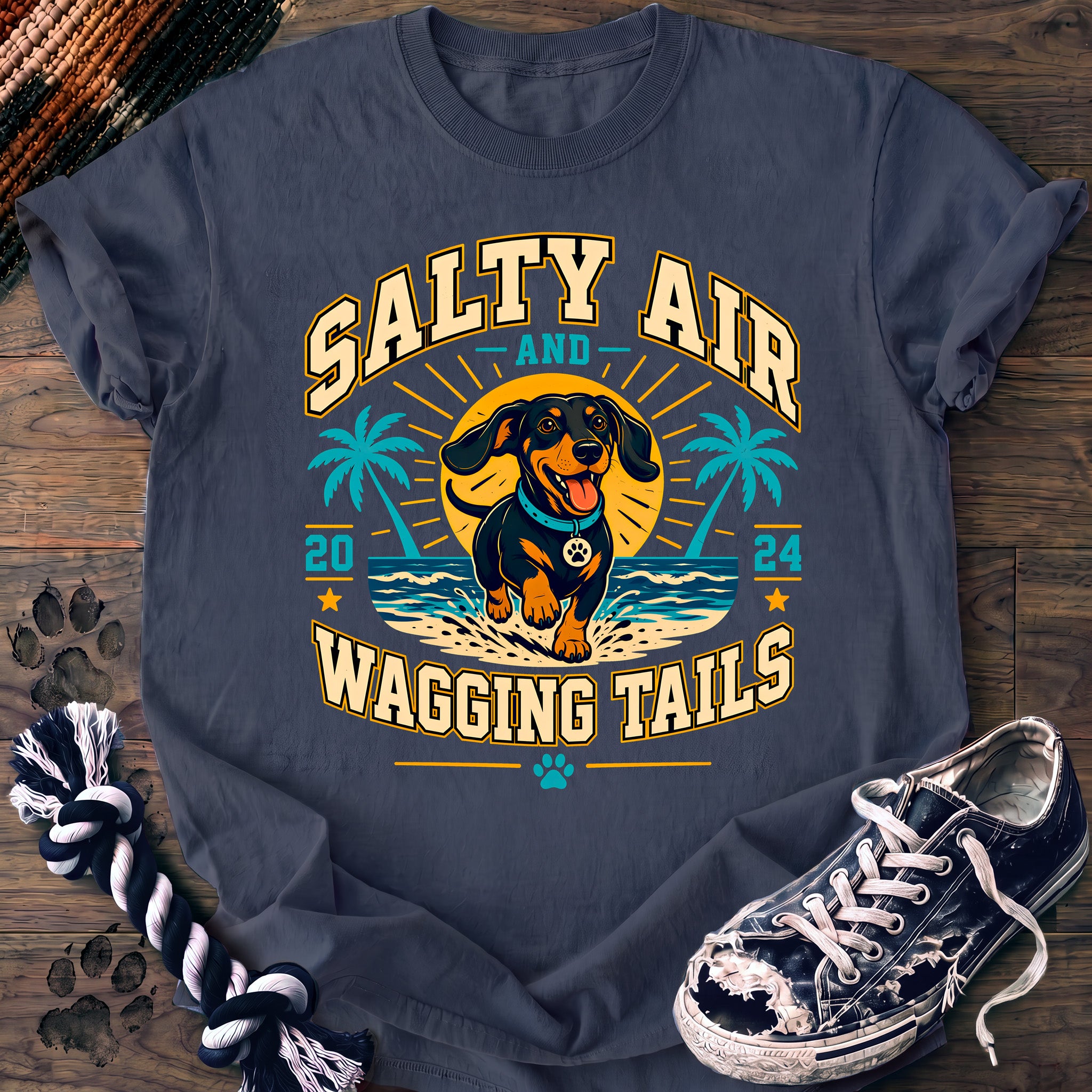 PAWSSION CLUB t-shirt in BlueJean color - SKU PC-0171
