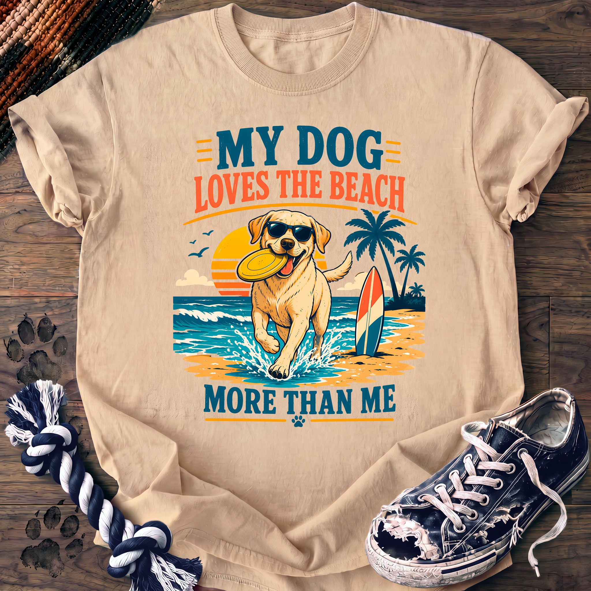 PAWSSION CLUB t-shirt in Ivory color - SKU PC-0172