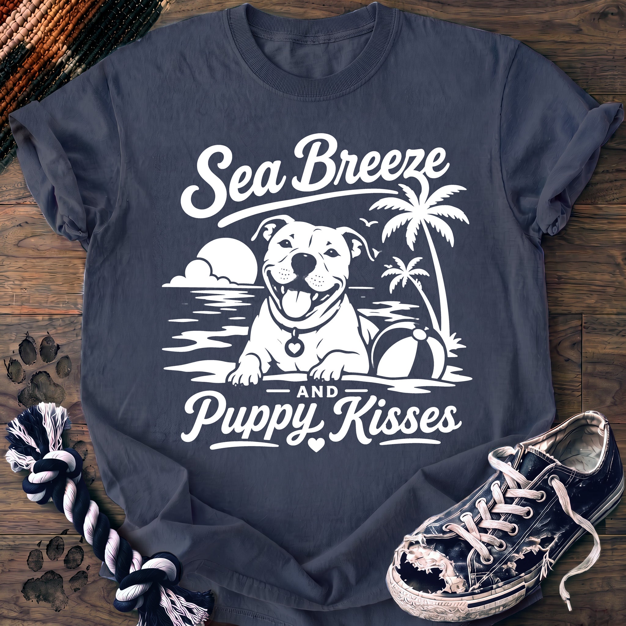 PAWSSION CLUB t-shirt in BlueJean color - SKU PC-0174