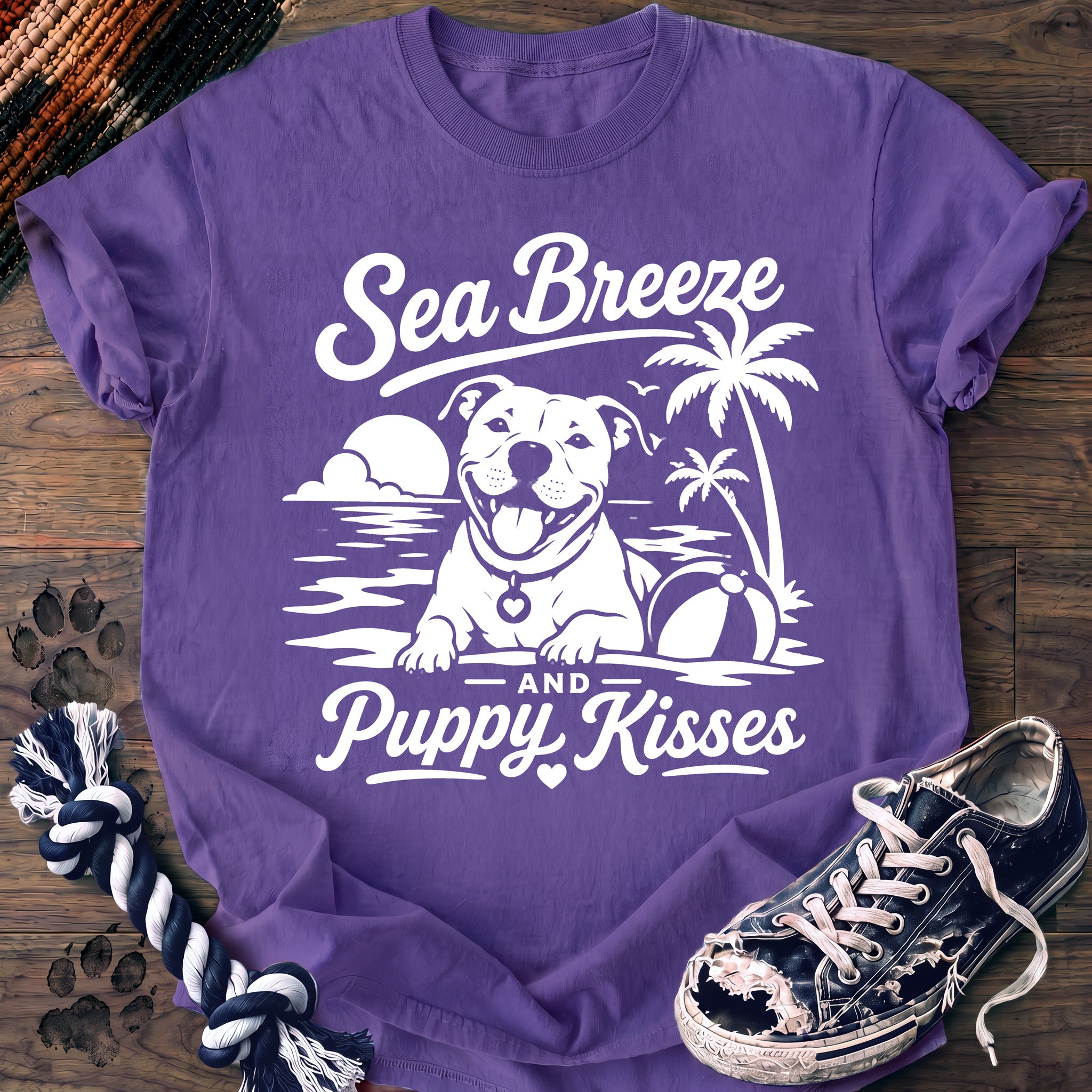 PAWSSION CLUB t-shirt in Violet color - SKU PC-0174