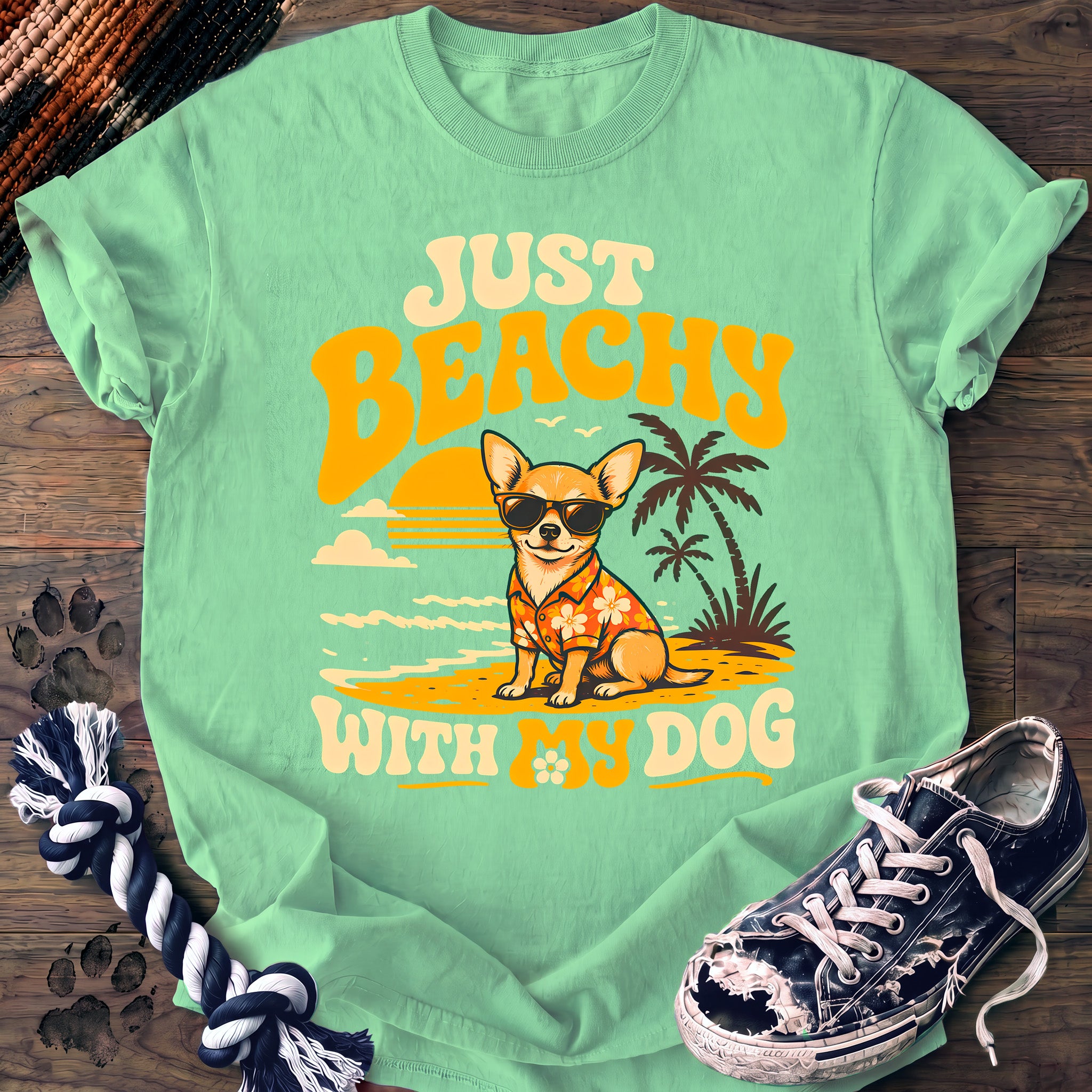 PAWSSION CLUB t-shirt in IslandReef color - SKU PC-0175