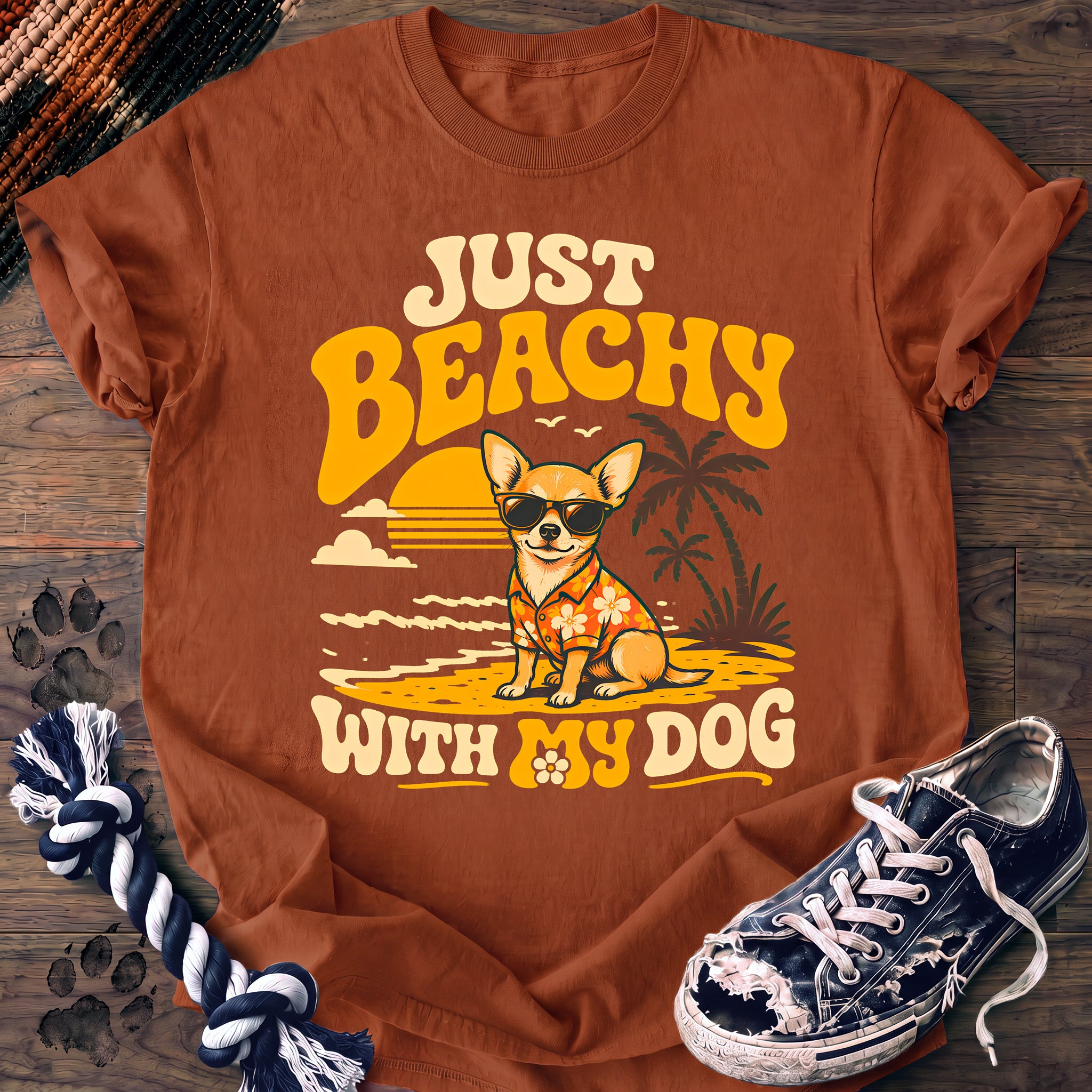 PAWSSION CLUB t-shirt in Yam color - SKU PC-0175