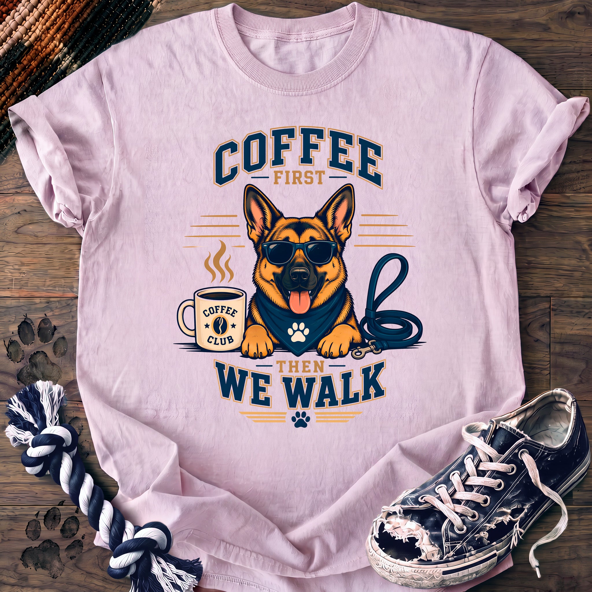 PAWSSION CLUB t-shirt in Blossom color - SKU PC-0176