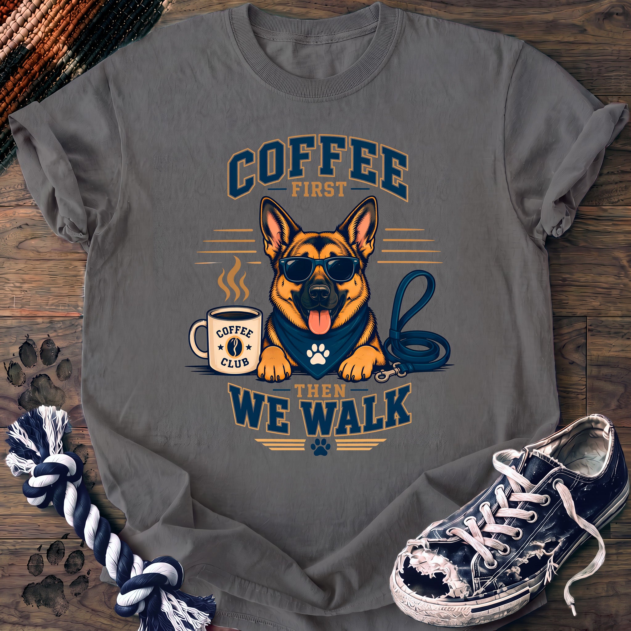 PAWSSION CLUB t-shirt in Grey color - SKU PC-0176