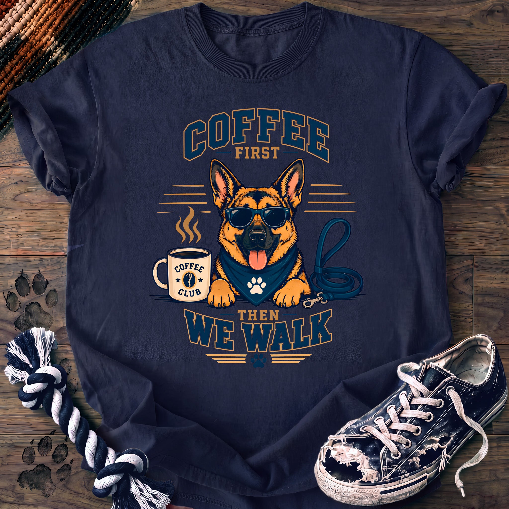 PAWSSION CLUB t-shirt in Navy color - SKU PC-0176