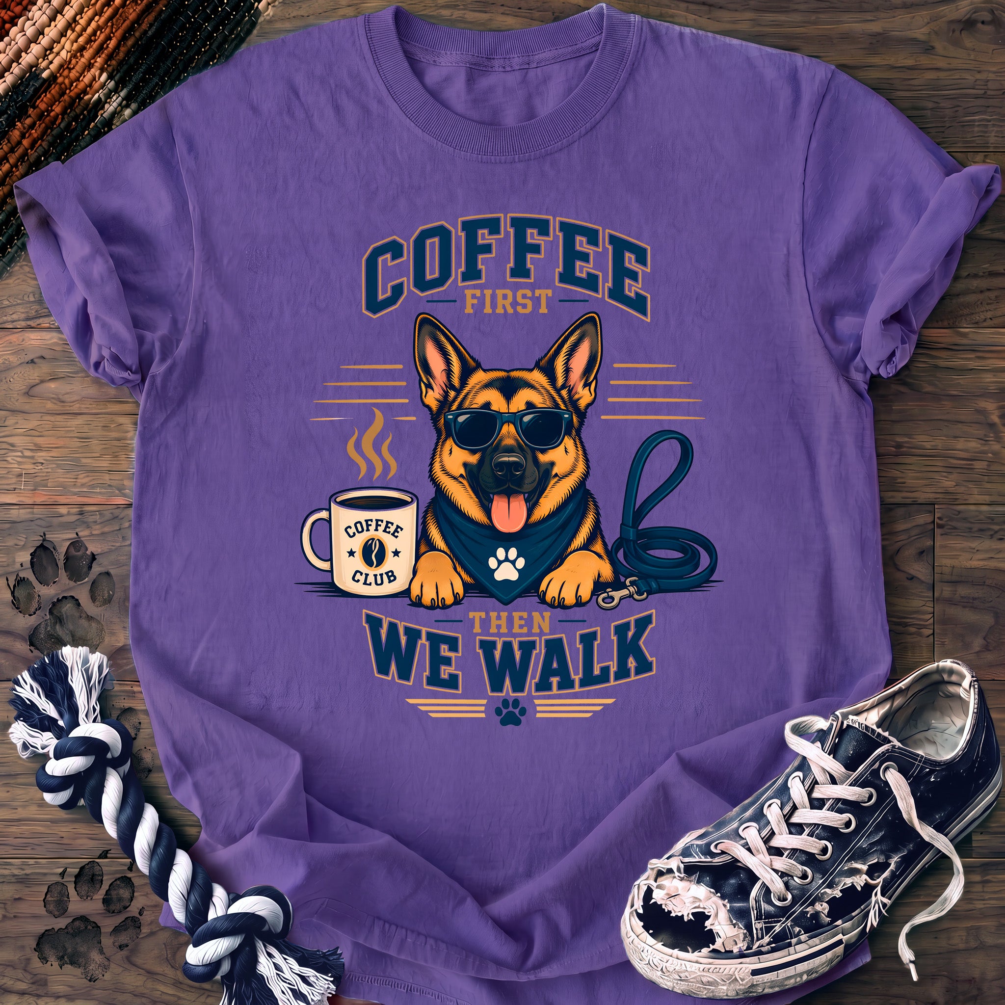 PAWSSION CLUB t-shirt in Violet color - SKU PC-0176