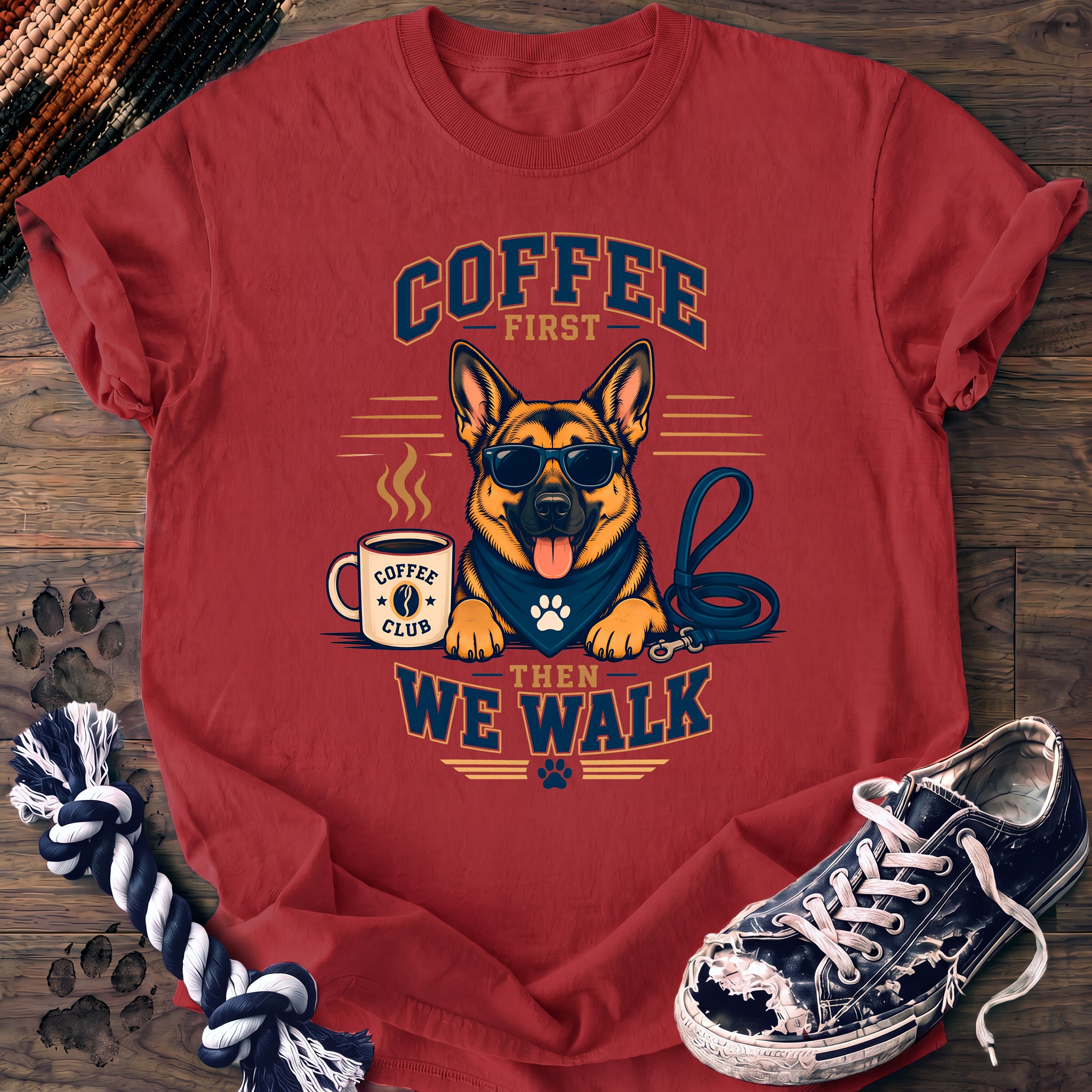 PAWSSION CLUB t-shirt in Watermelon color - SKU PC-0176
