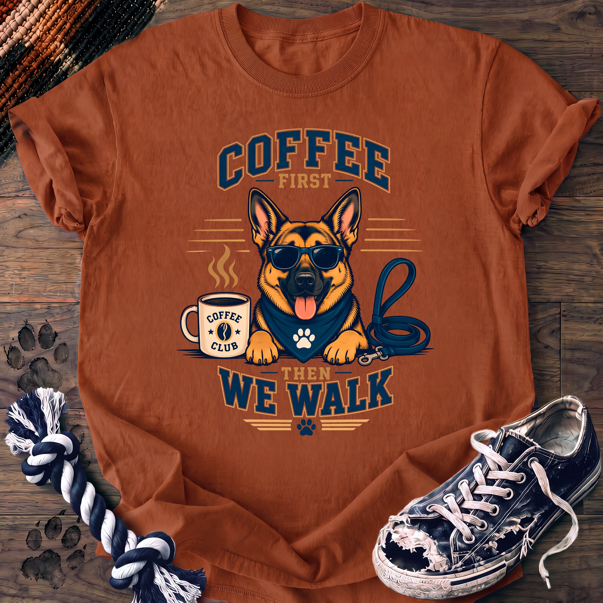 PAWSSION CLUB t-shirt in Yam color - SKU PC-0176