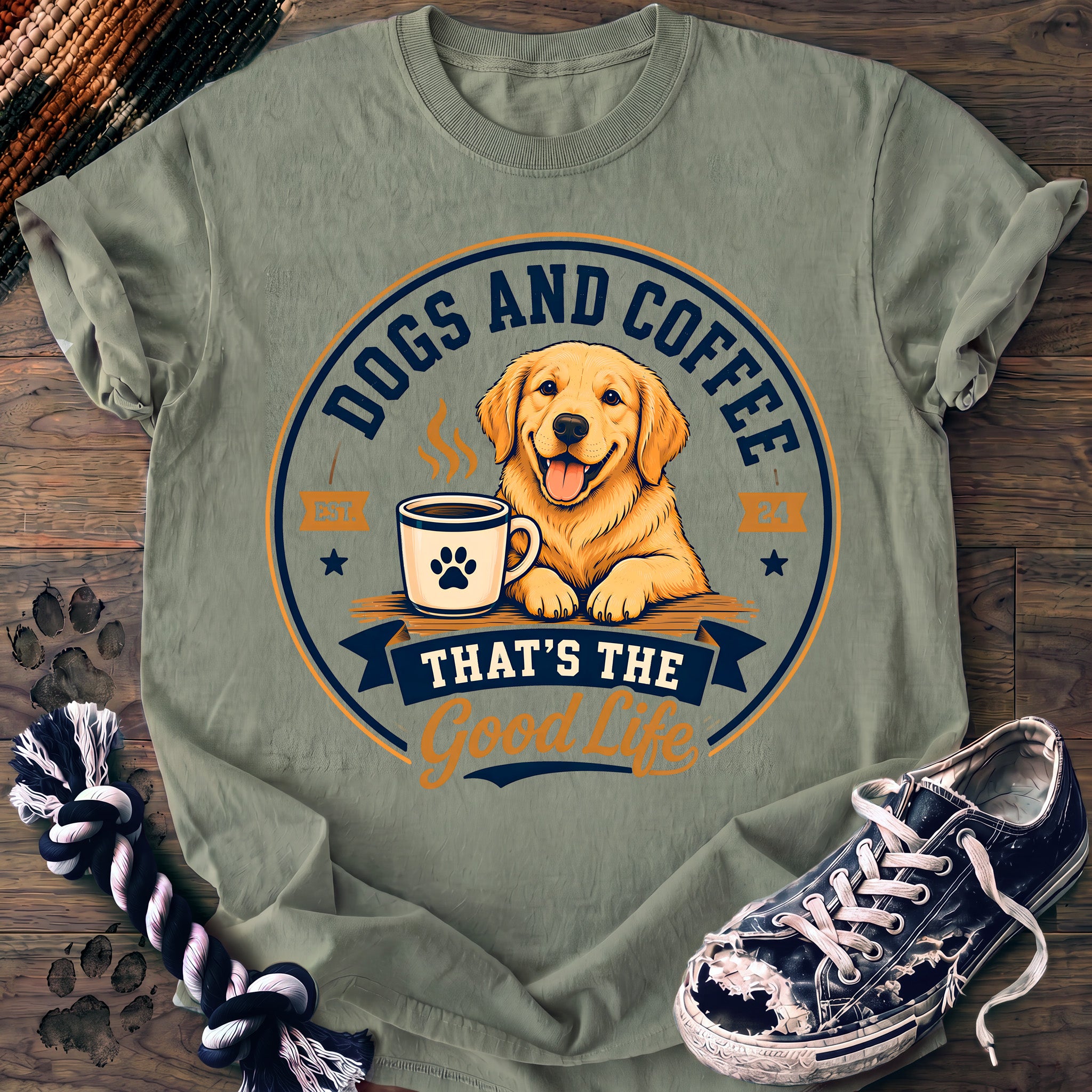PAWSSION CLUB t-shirt in Bay color - SKU PC-0177