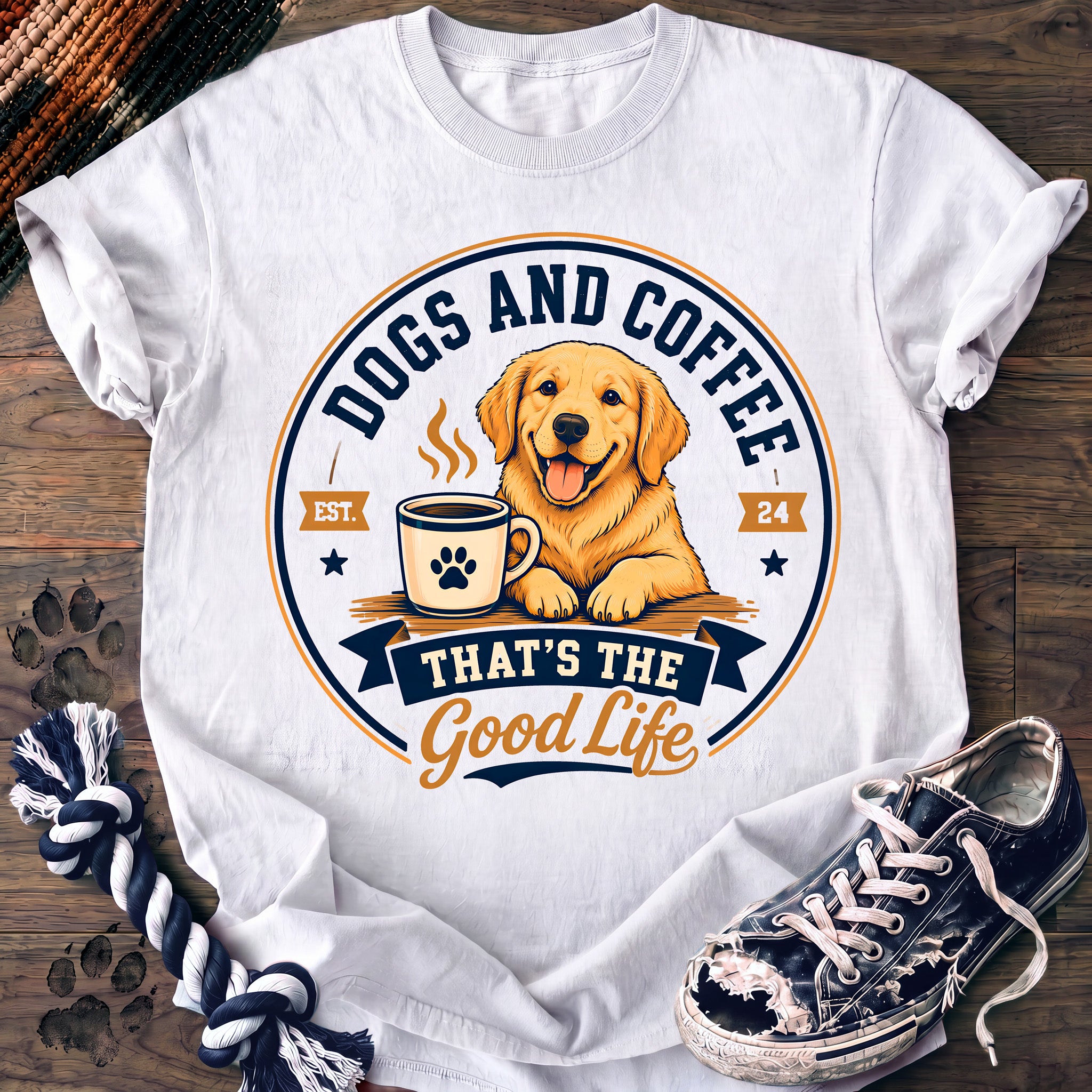 PAWSSION CLUB t-shirt in White color - SKU PC-0177
