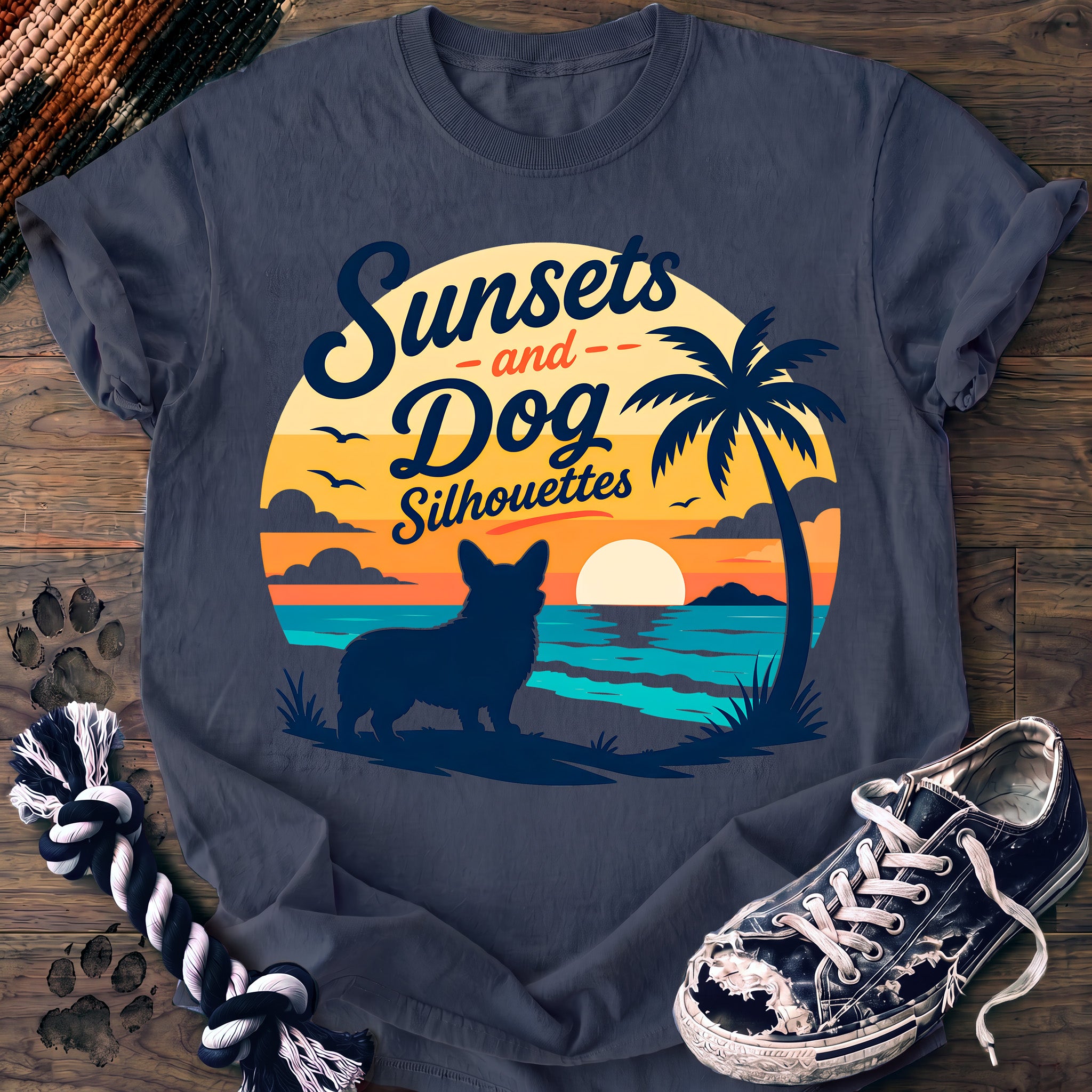 PAWSSION CLUB t-shirt in BlueJean color - SKU PC-0179
