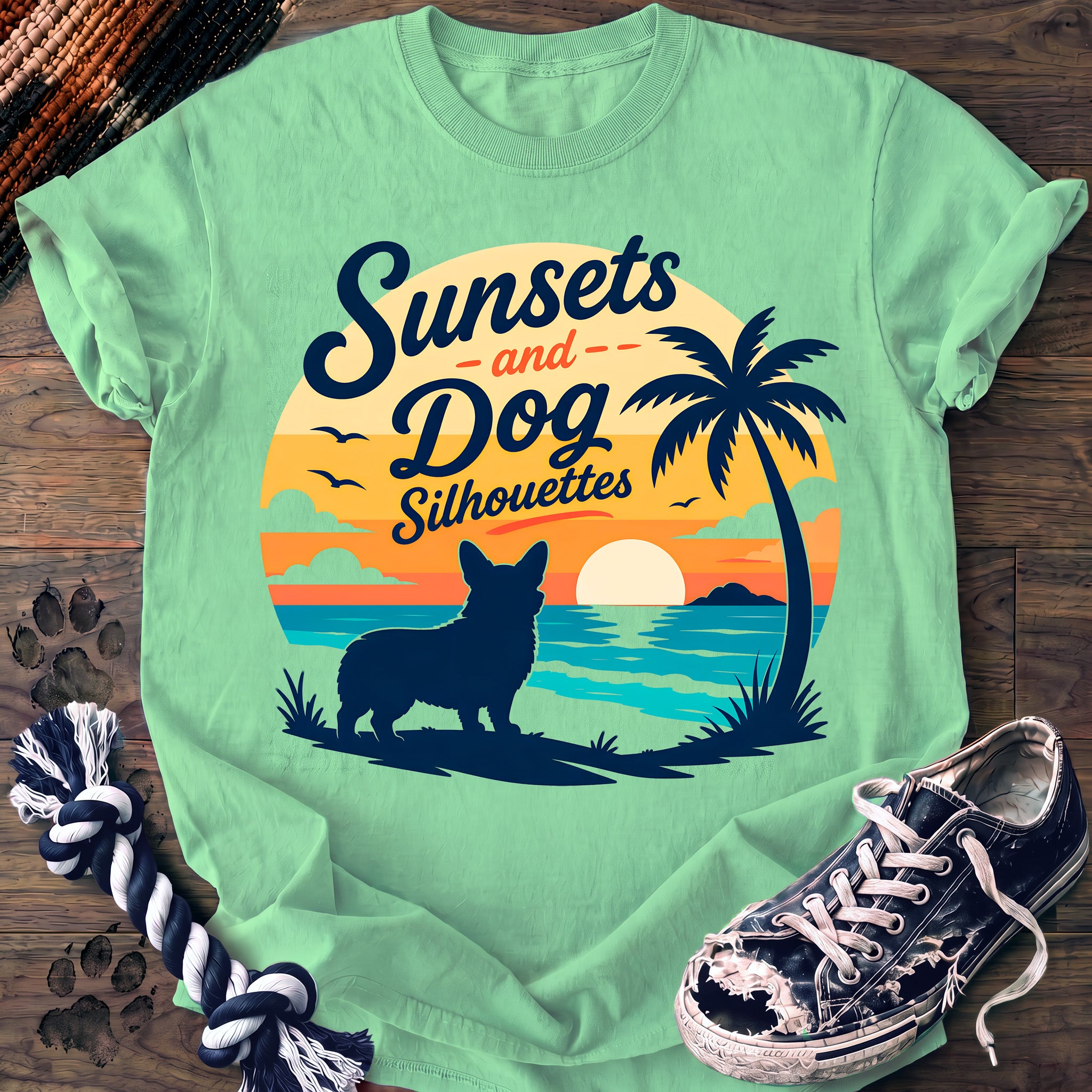 PAWSSION CLUB t-shirt in IslandReef color - SKU PC-0179