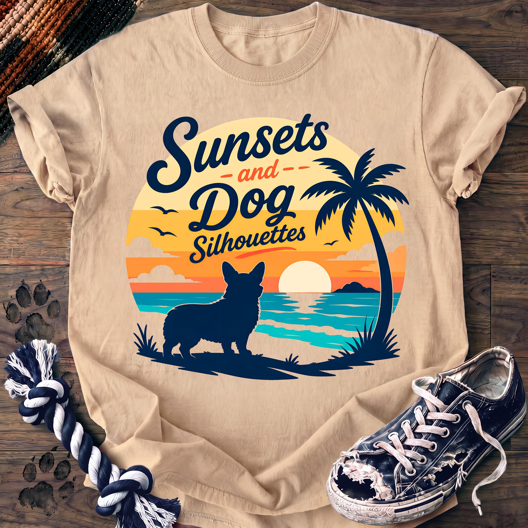 PAWSSION CLUB t-shirt in Ivory color - SKU PC-0179
