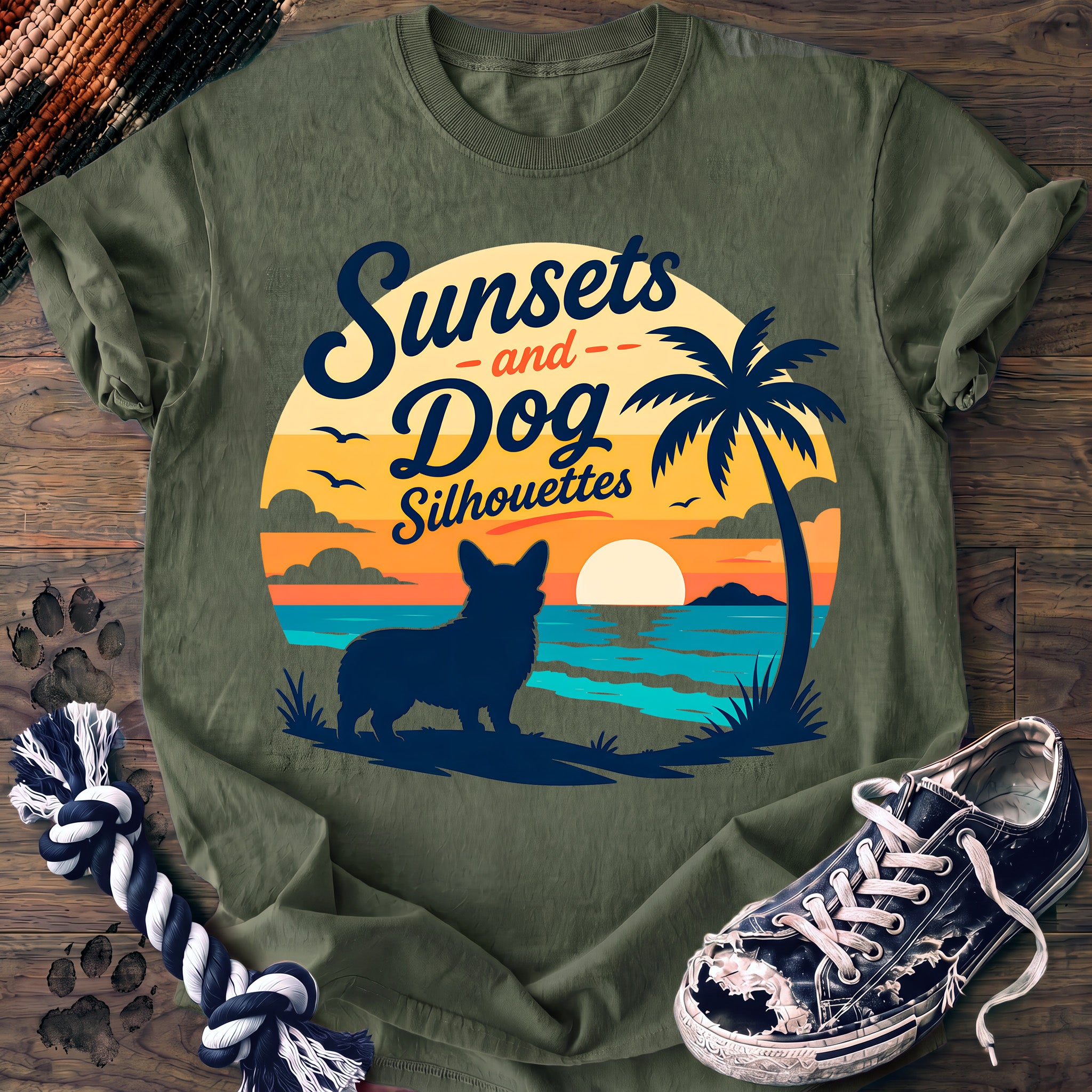PAWSSION CLUB t-shirt in LightGreen color - SKU PC-0179