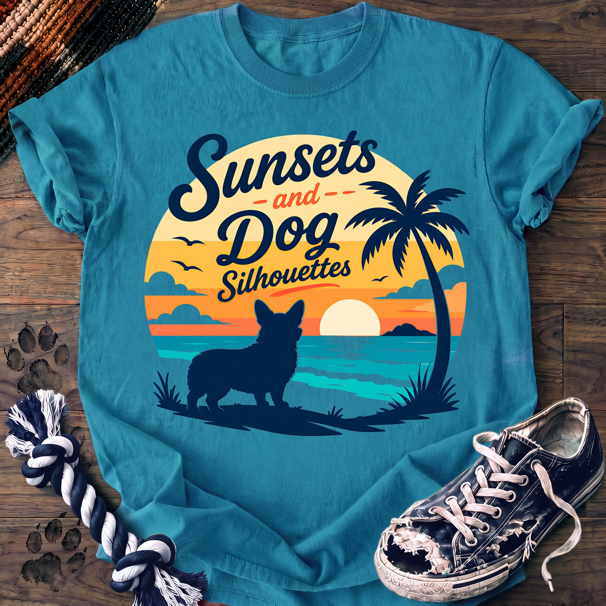 PAWSSION CLUB t-shirt in Sapphire color - SKU PC-0179