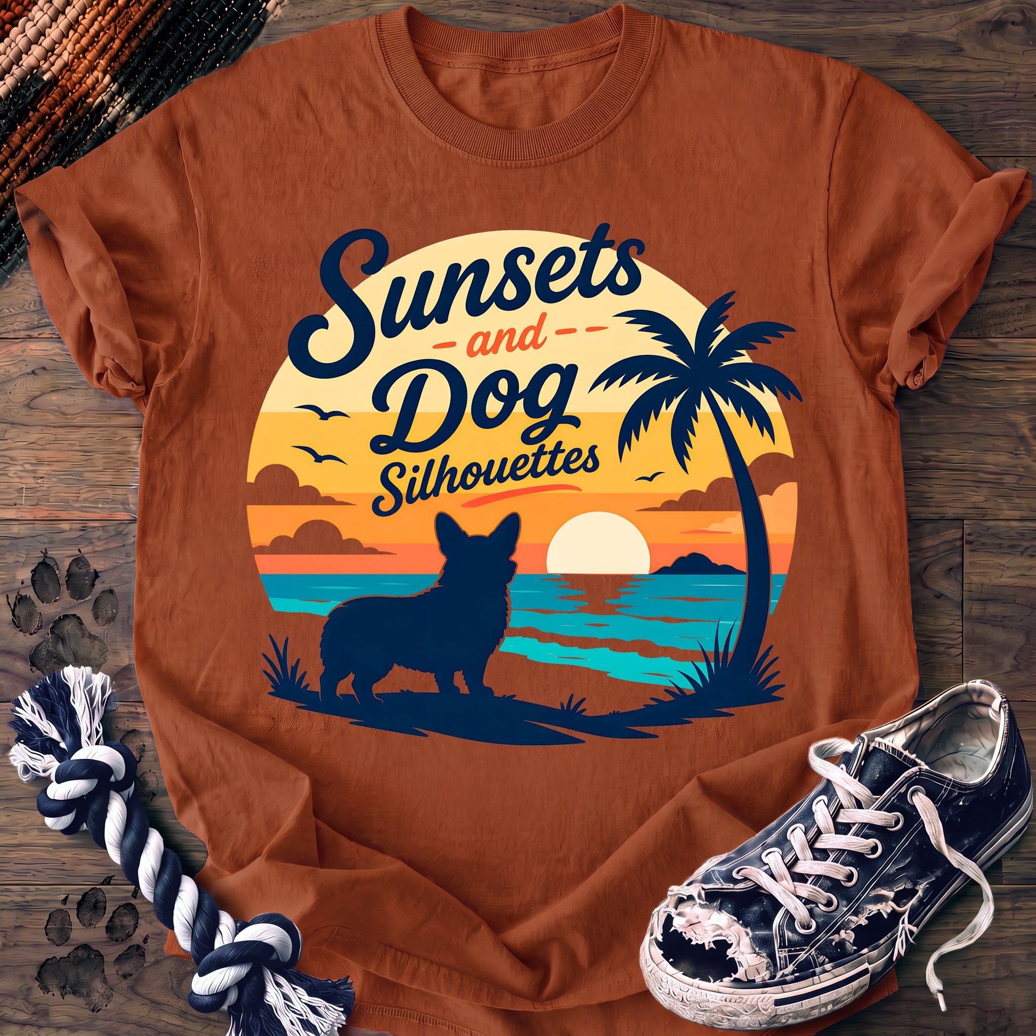 PAWSSION CLUB t-shirt in Yam color - SKU PC-0179