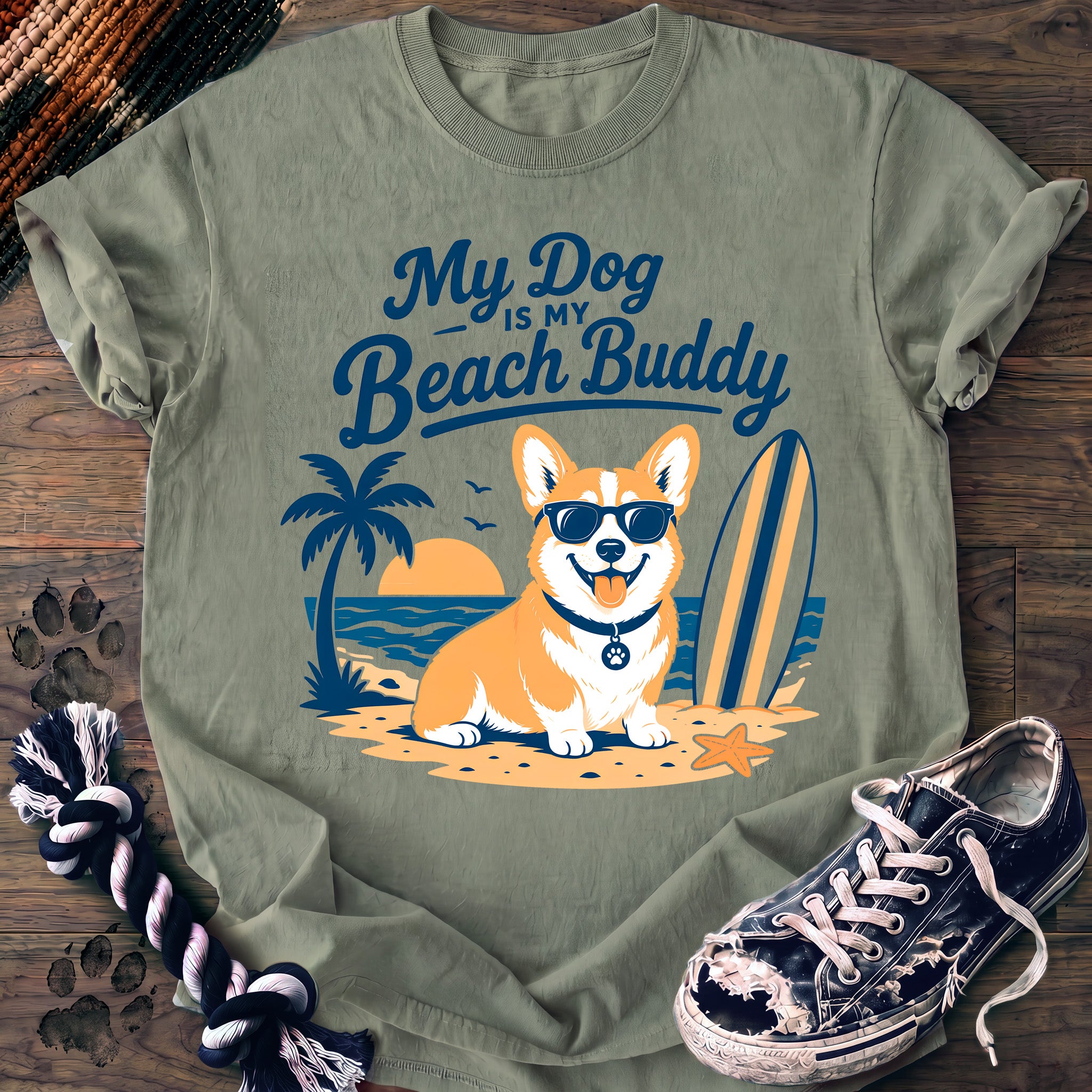 PAWSSION CLUB t-shirt in Bay color - SKU PC-0181